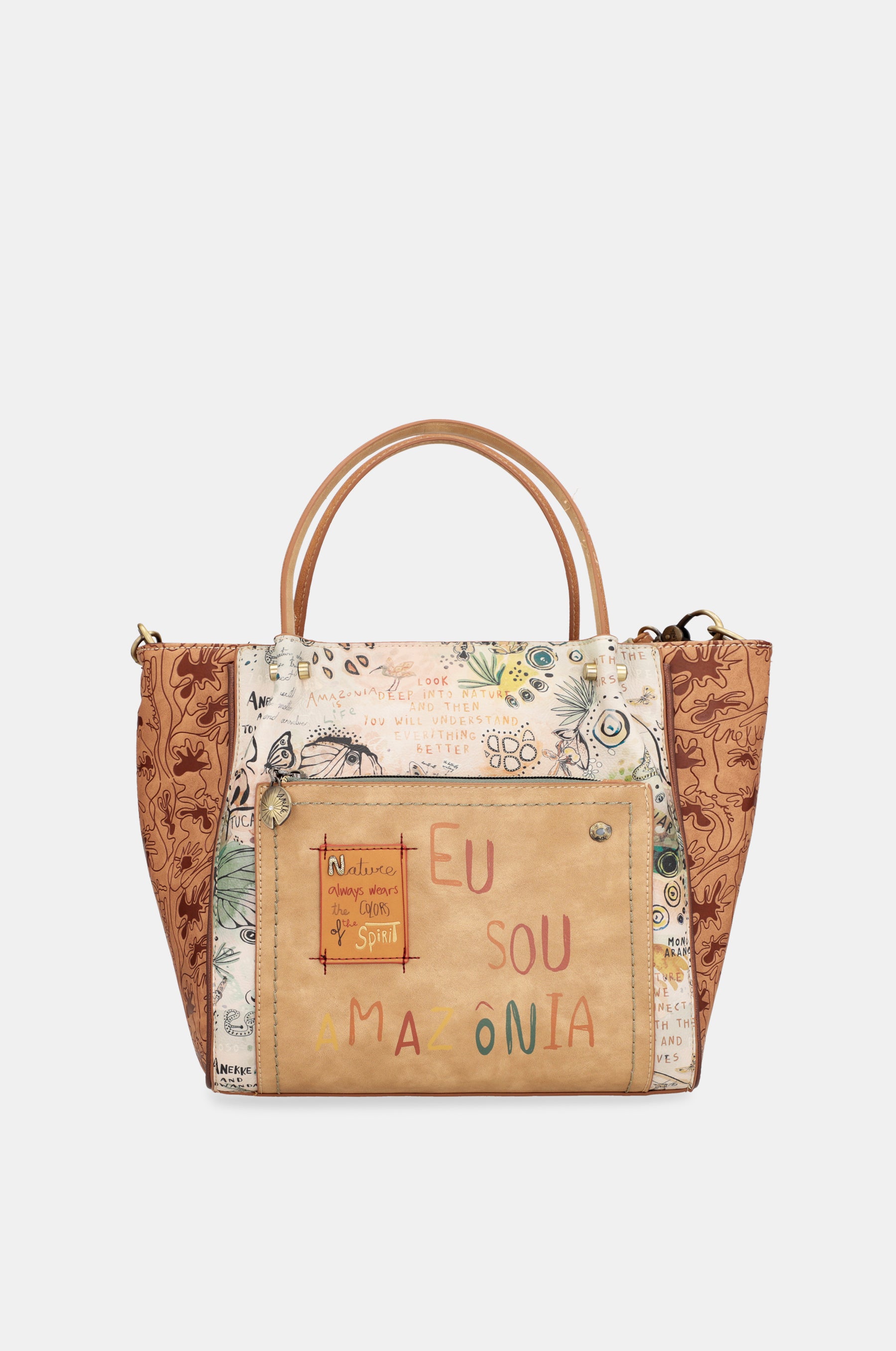 Butterfly shoulder tote bag