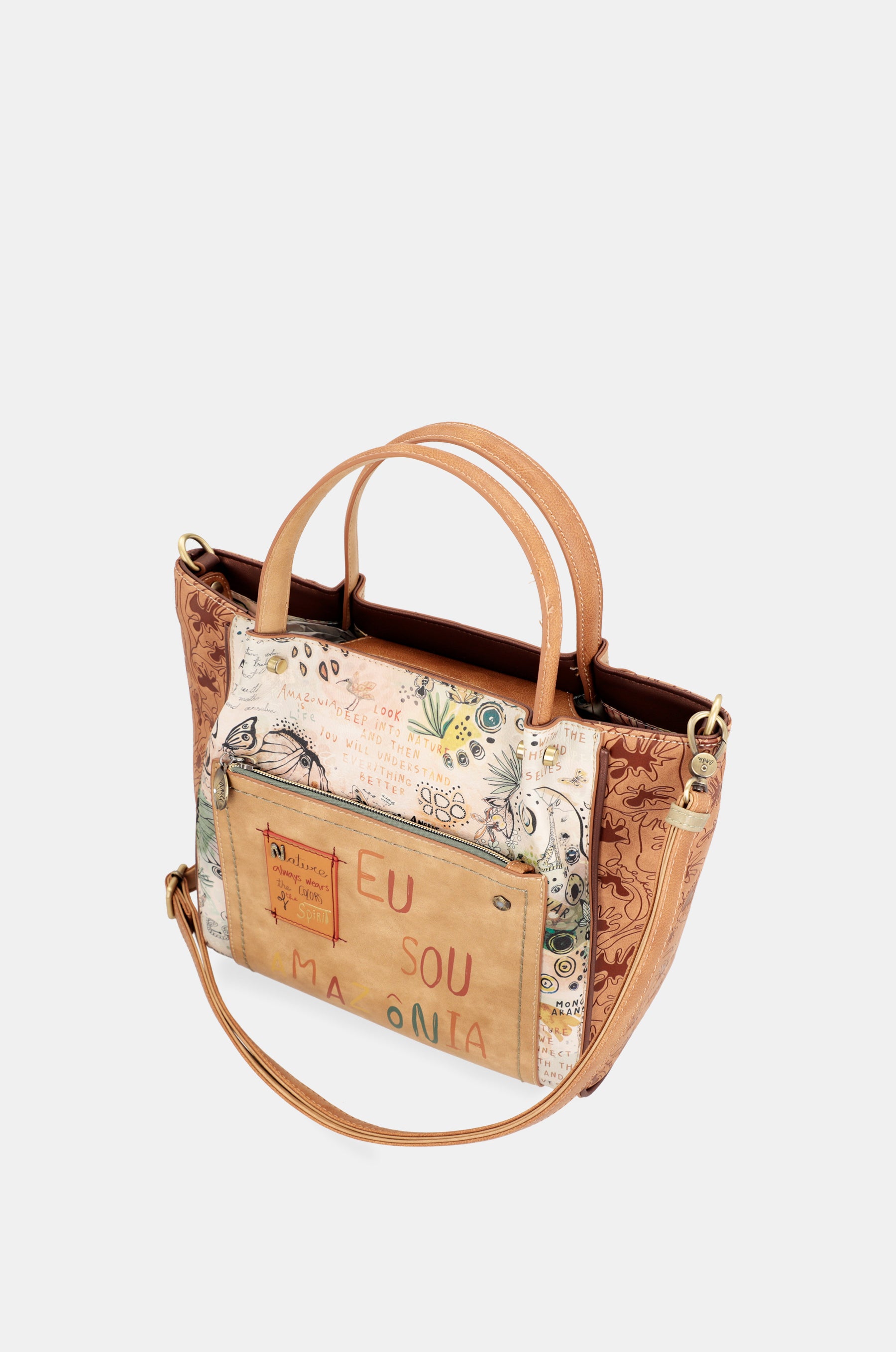 Butterfly shoulder tote bag