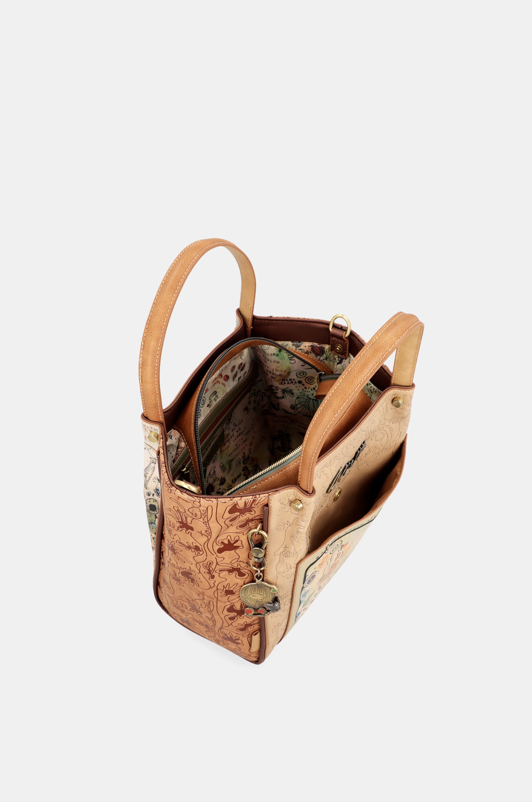 Butterfly shoulder tote bag