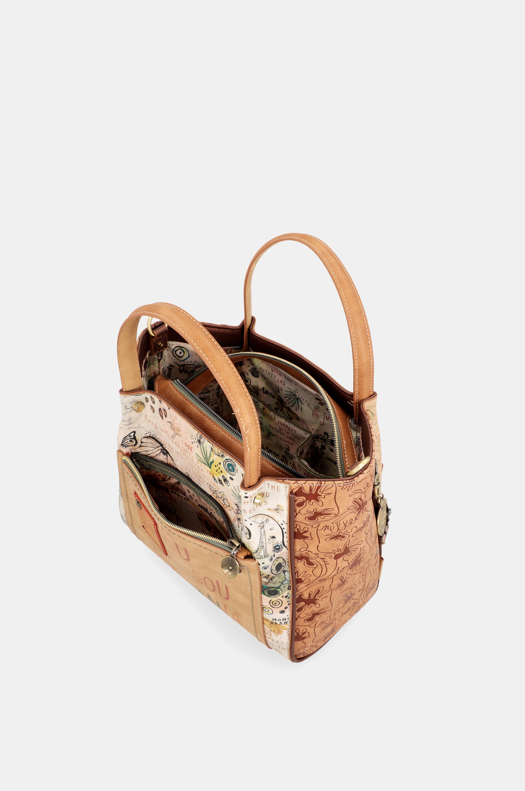 Butterfly shoulder tote bag