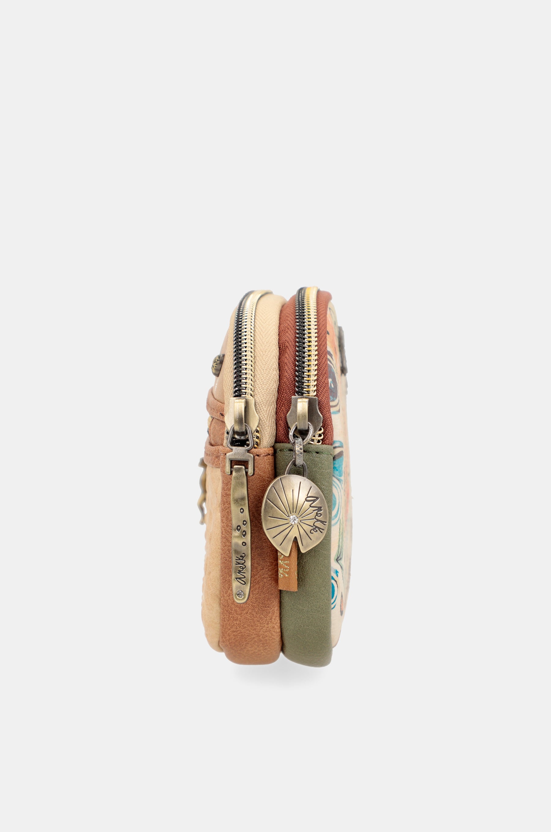 Butterfly tote bag with double compartment