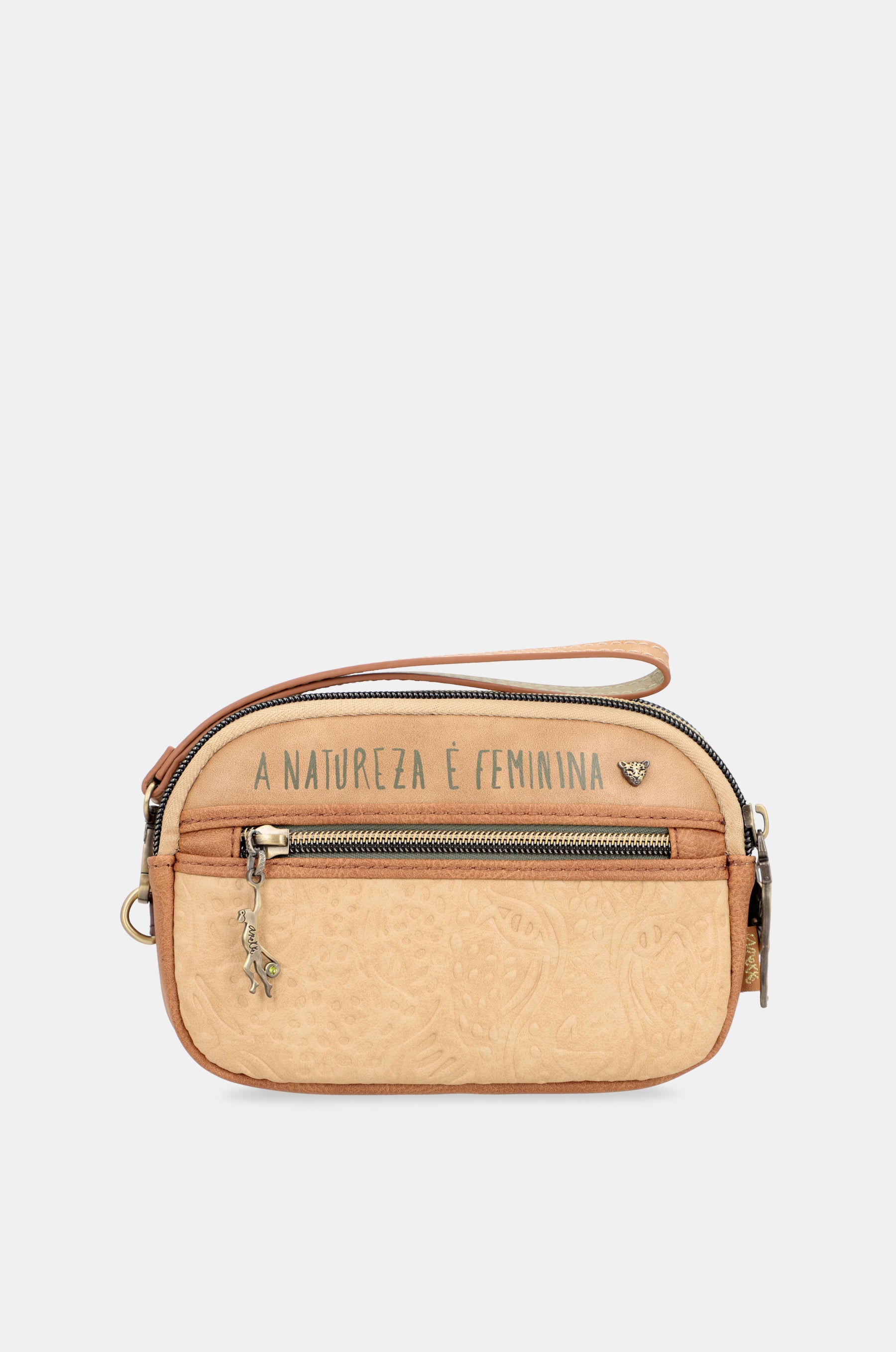 Butterfly tote bag with double compartment