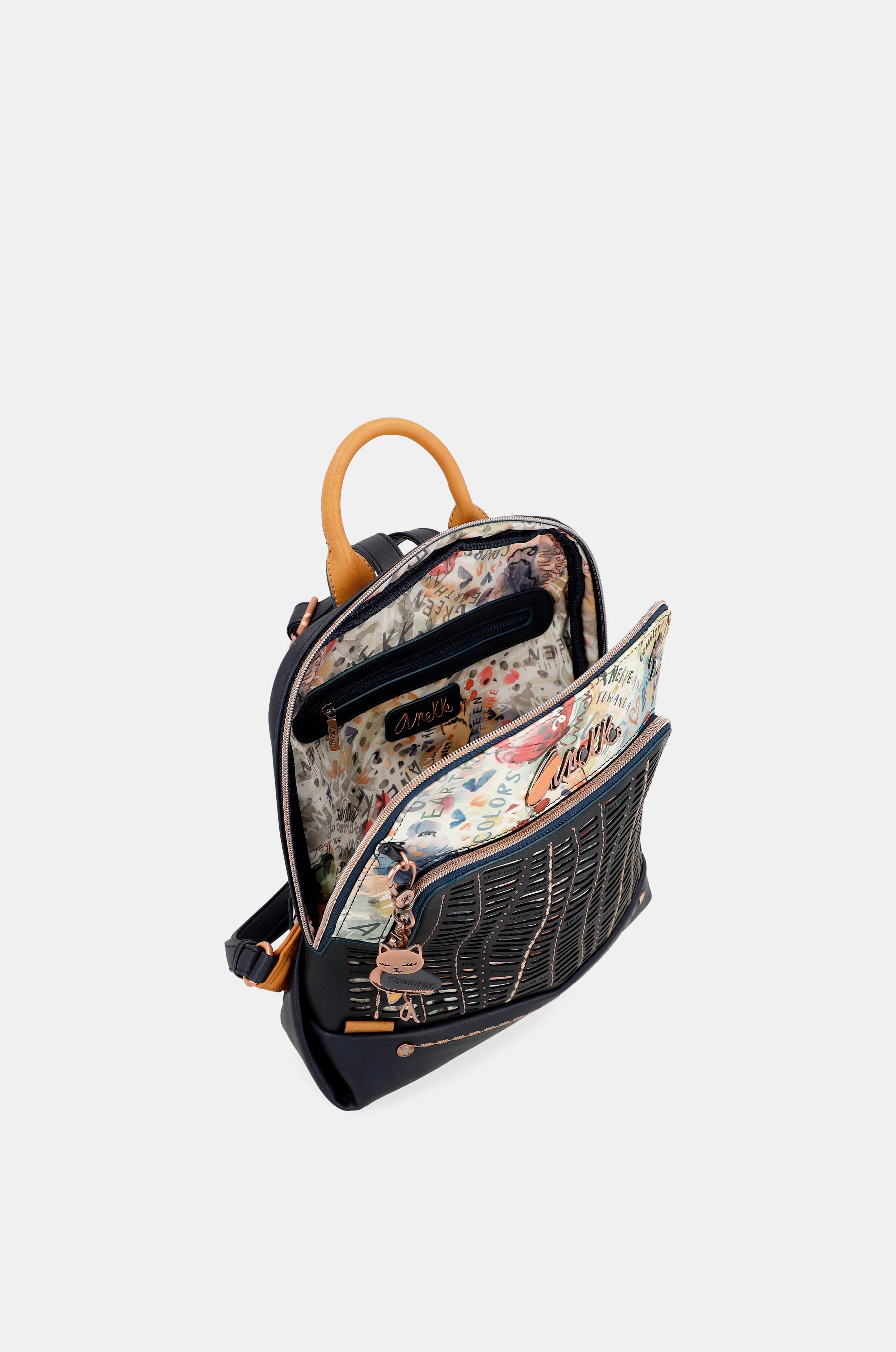 Nature Pachamama printed backpack for walking