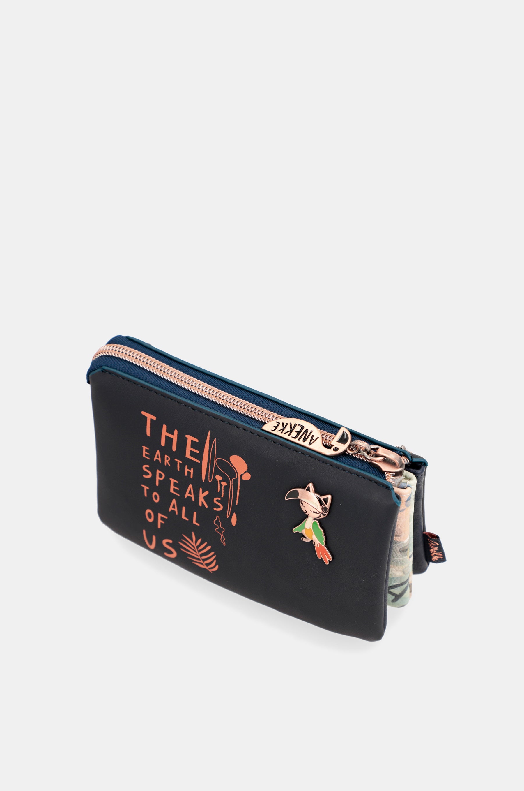 Nature Pachamama navy blue coin purse
