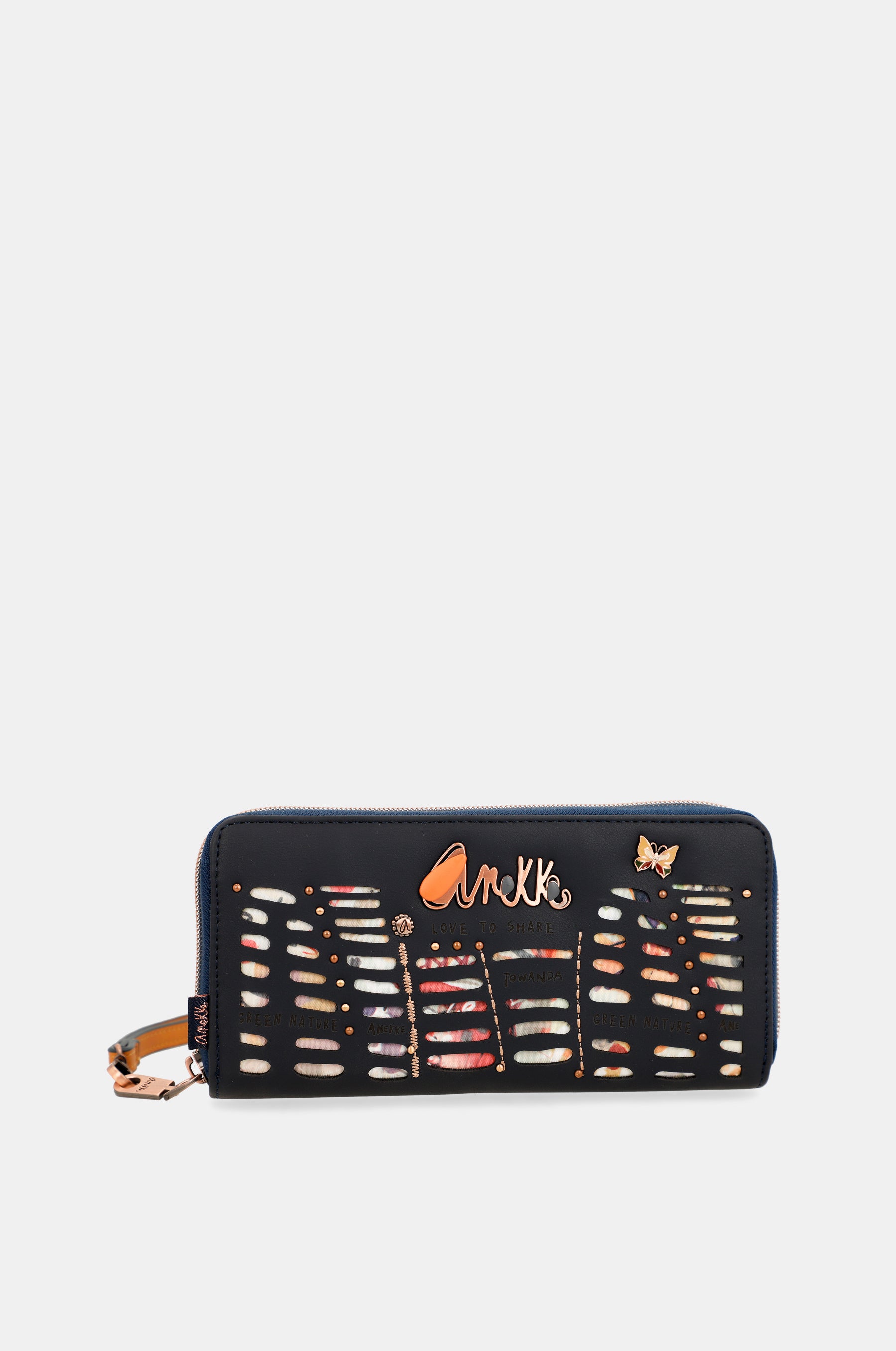Nature Pachamama large printed RFID wallet