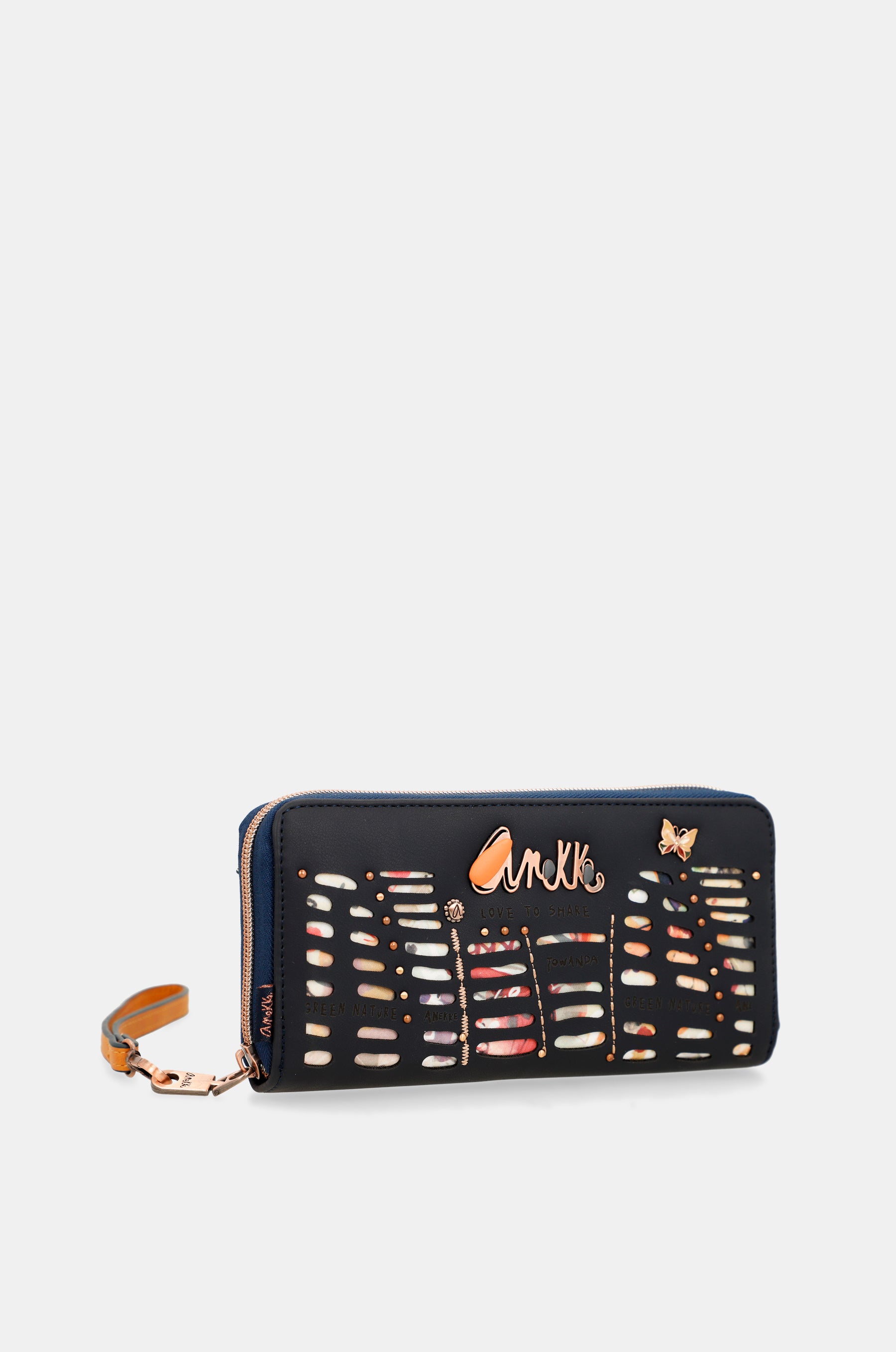 Nature Pachamama large printed RFID wallet