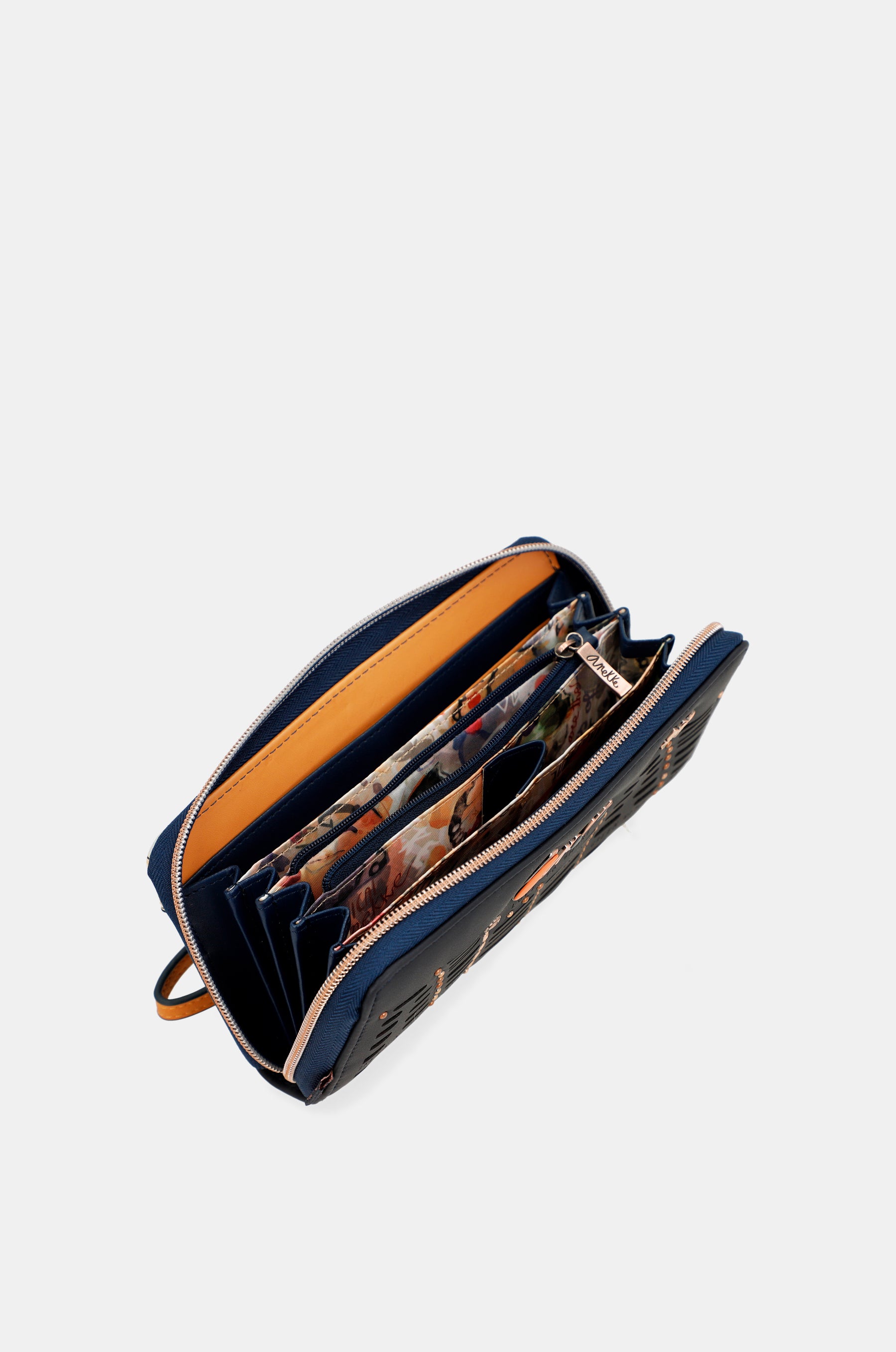 Nature Pachamama large printed RFID wallet