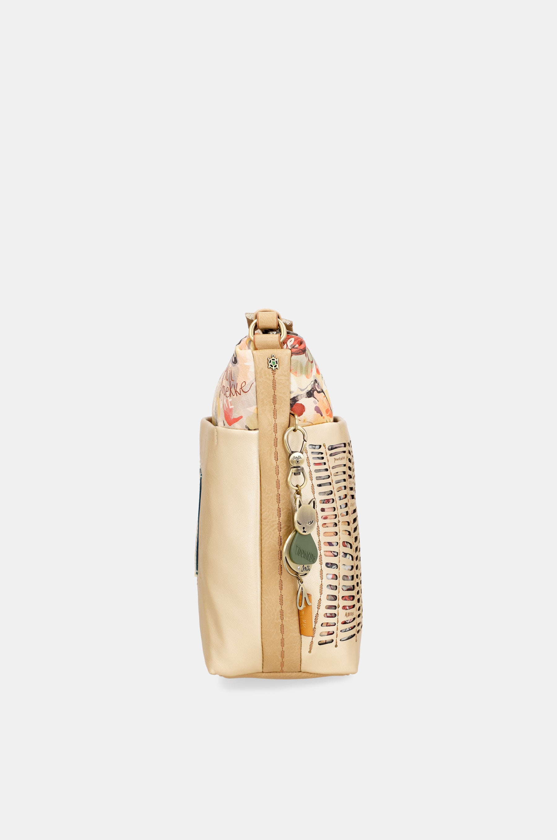 Nature Pachamama golden crossbody bag