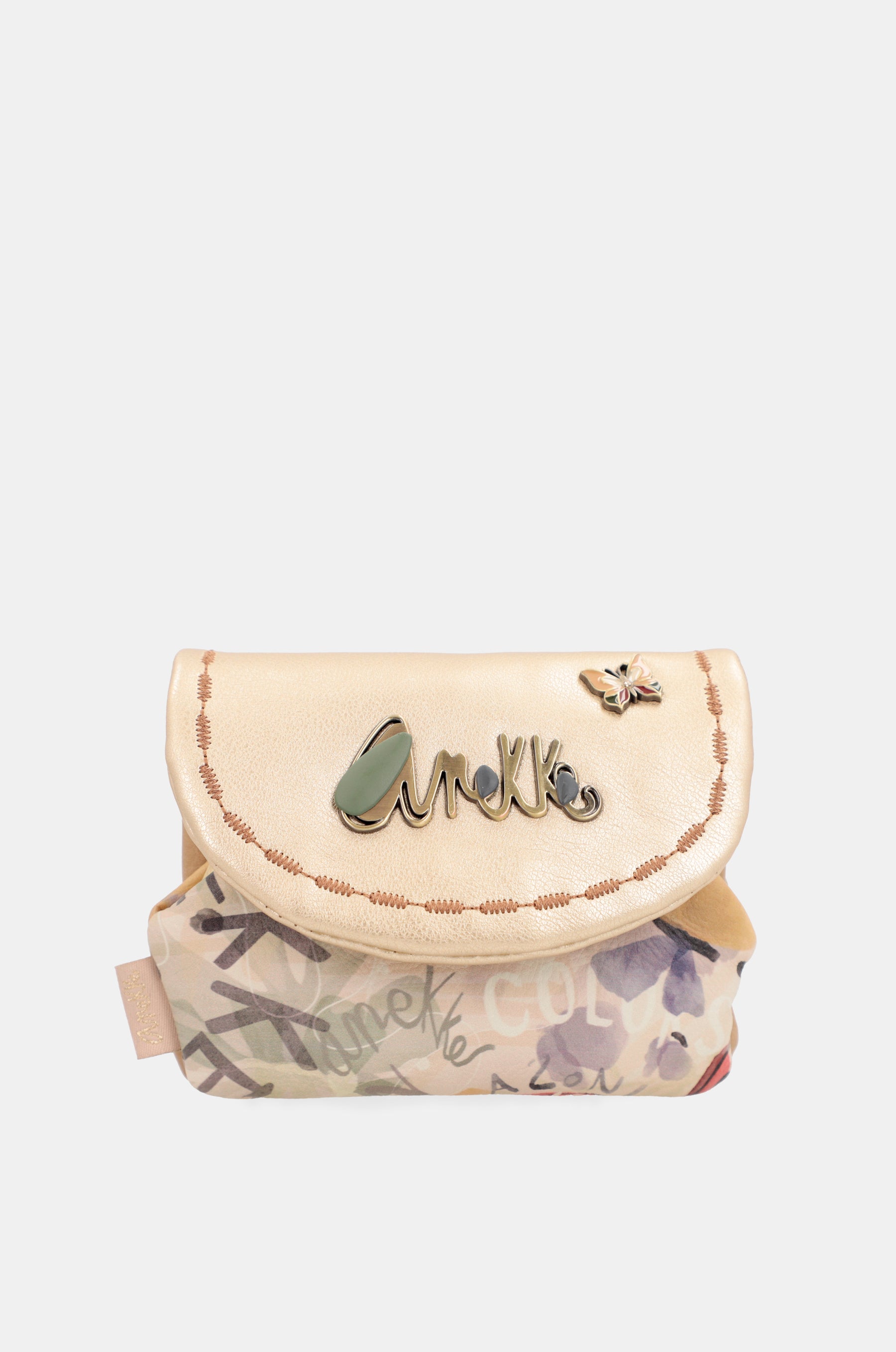 Nature Pachamama gold flap wallet