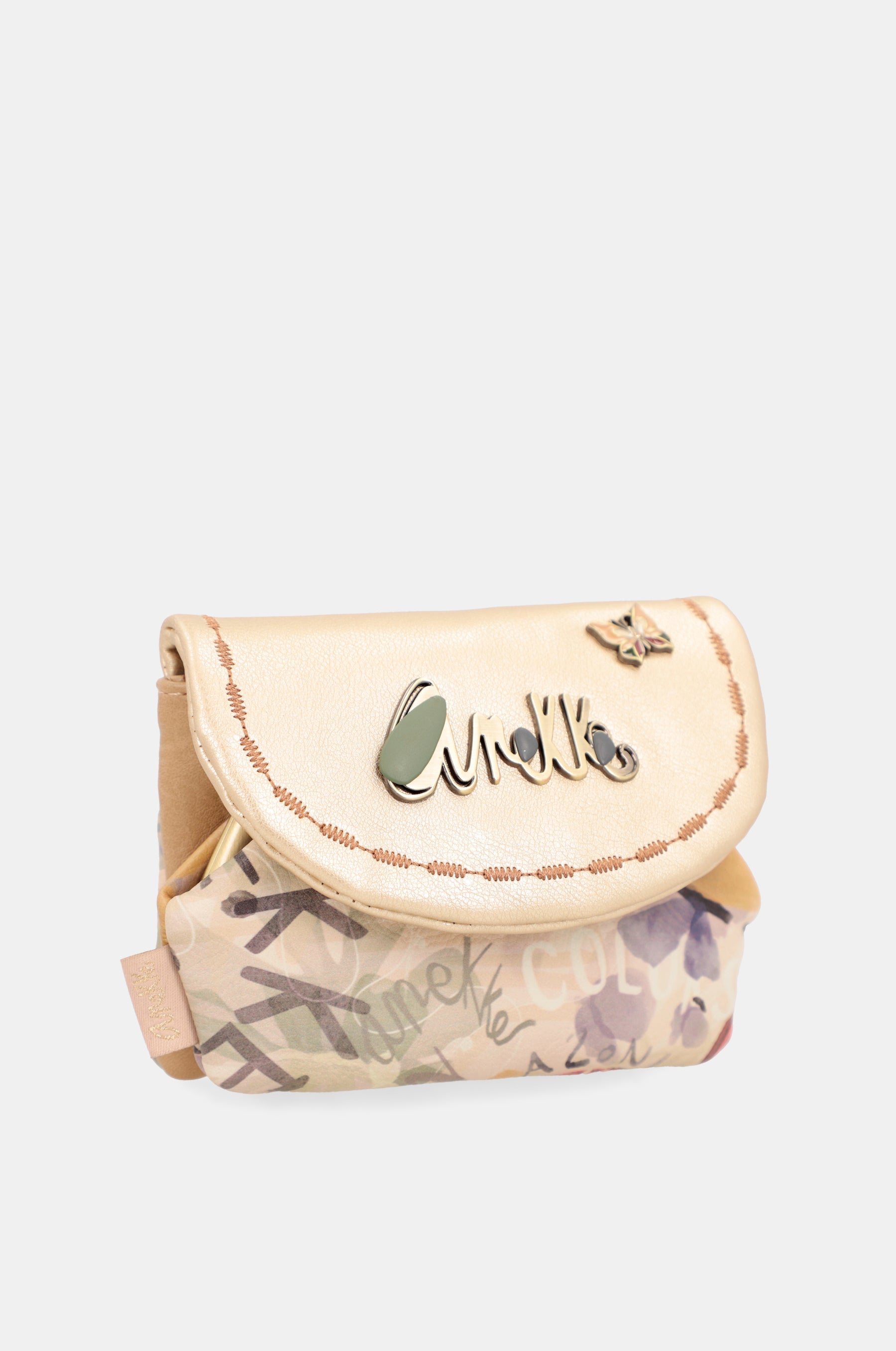 Nature Pachamama gold flap wallet