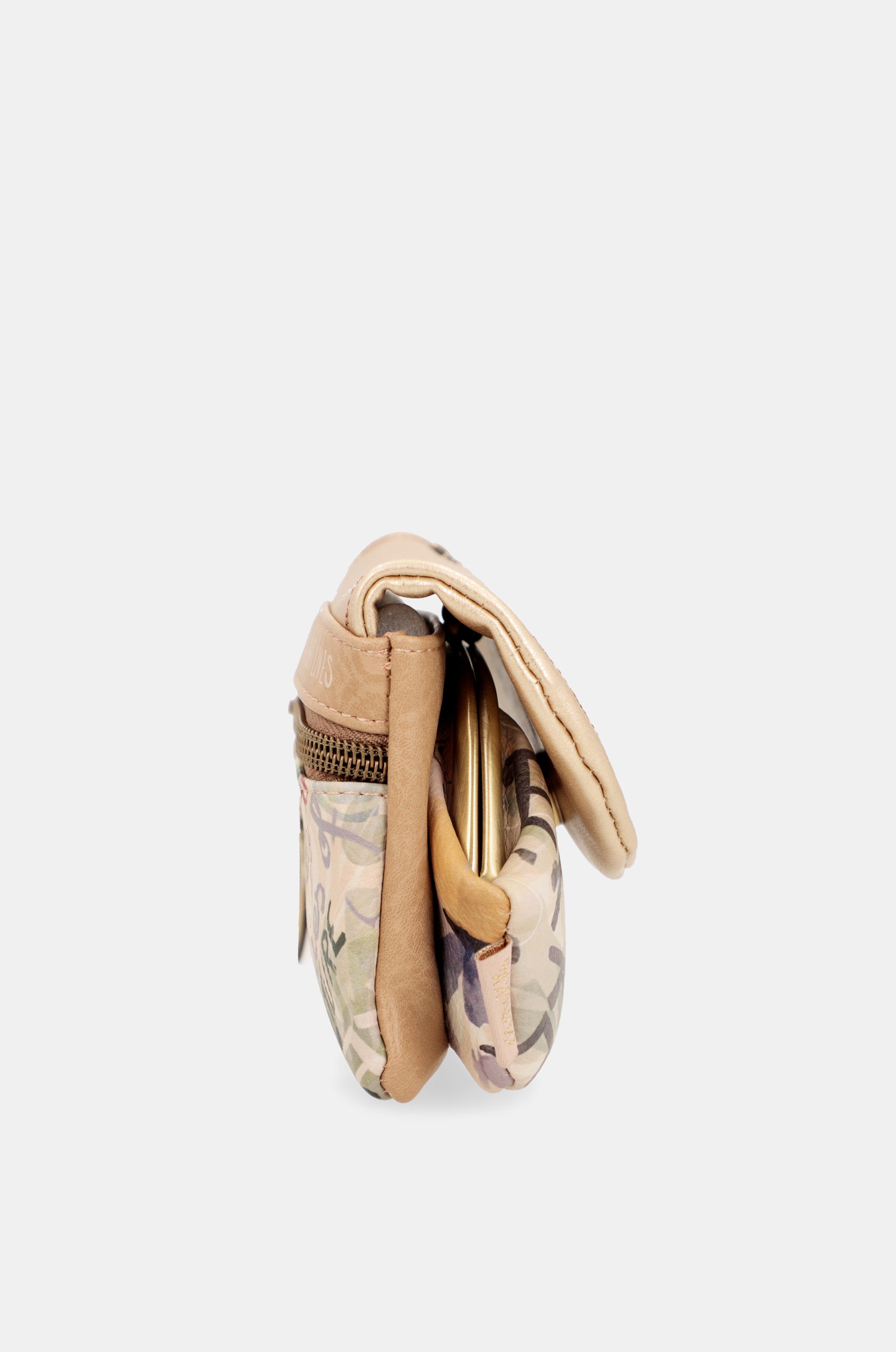 Nature Pachamama gold flap wallet