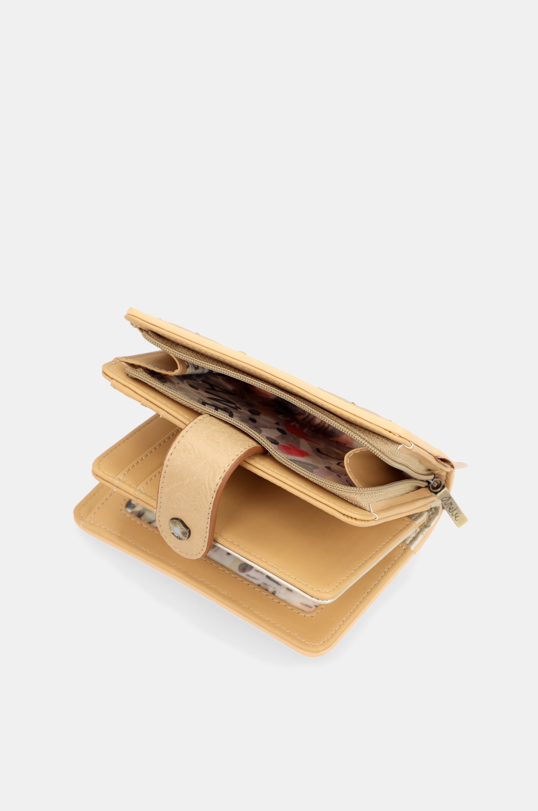 Nature Pachamama gold medium RFID wallet