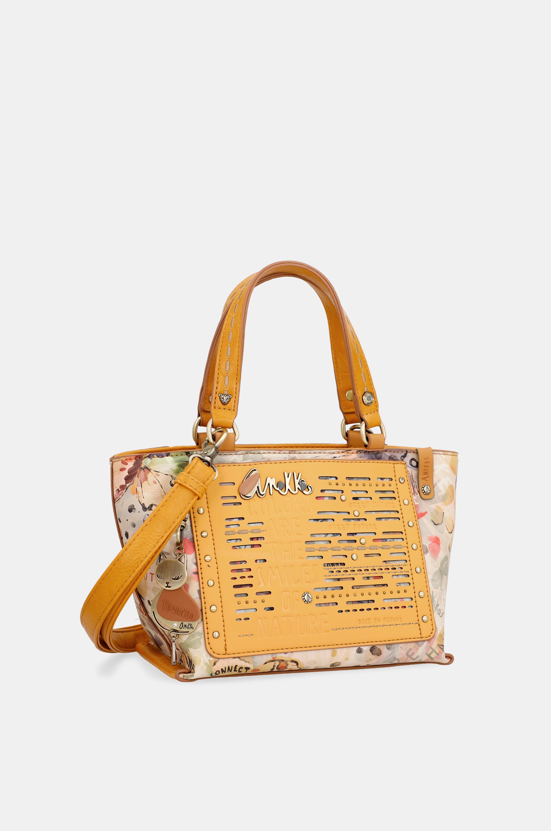 Nature Pachamama ochre tote bag