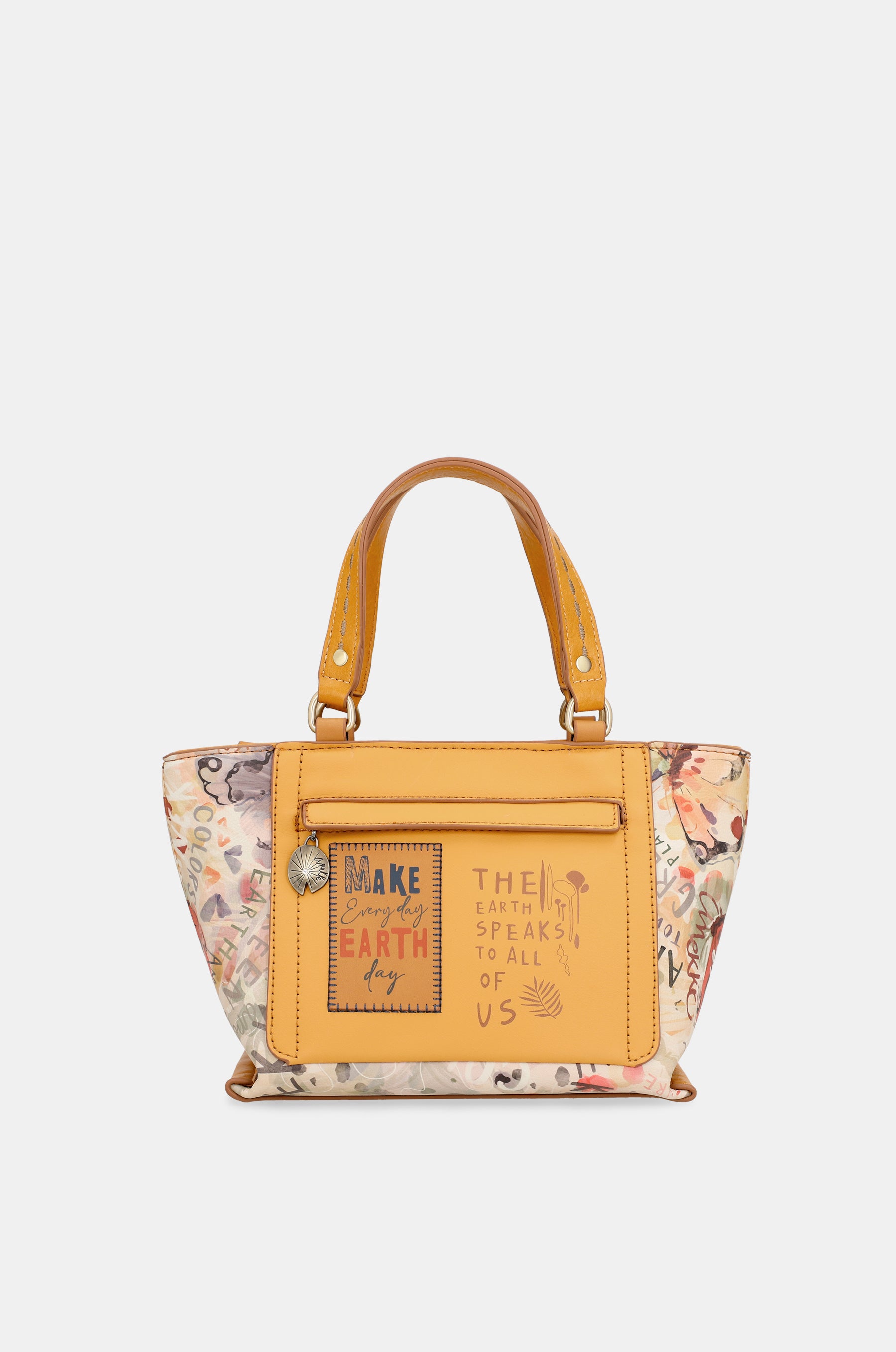 Nature Pachamama ochre tote bag