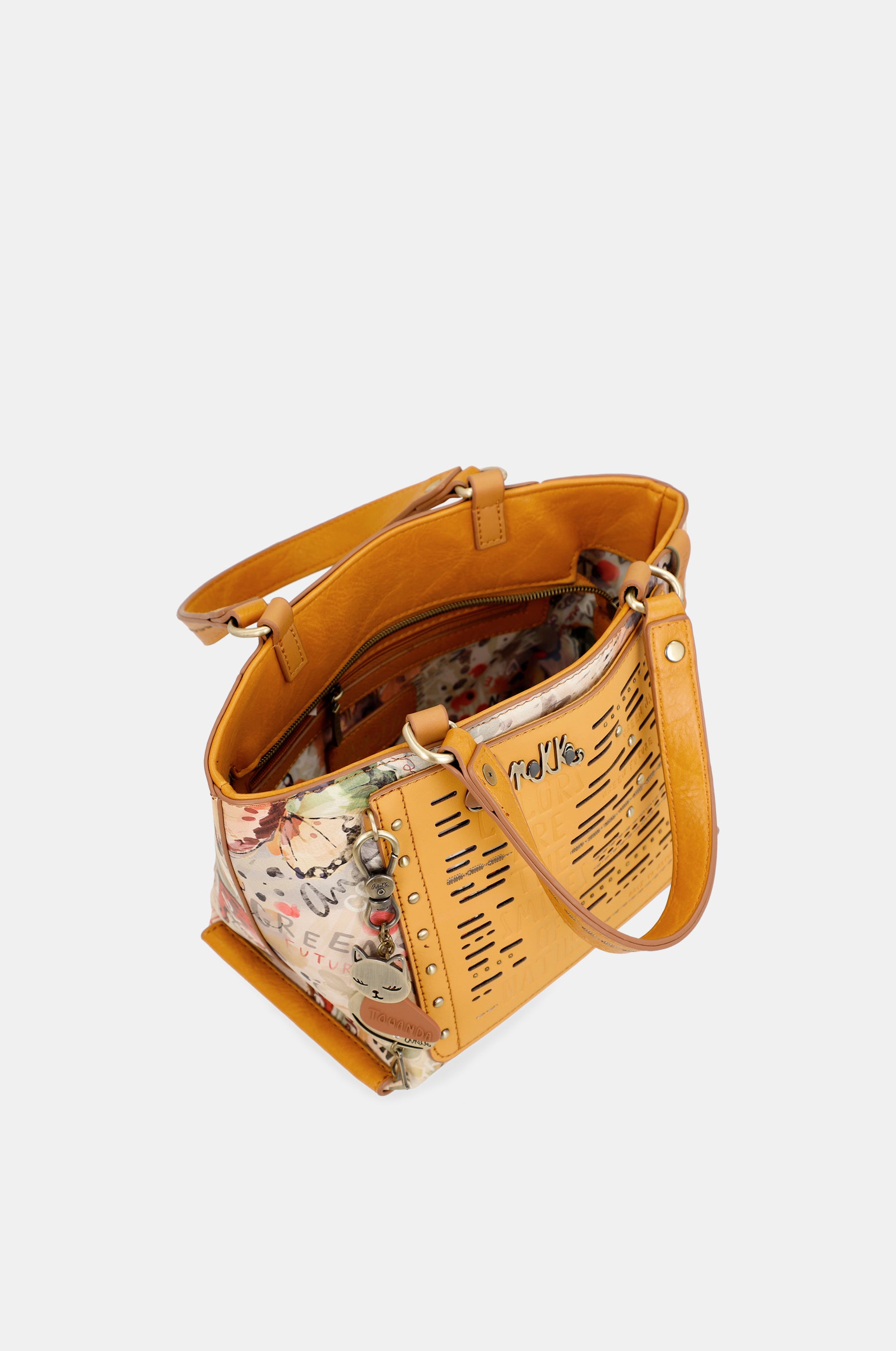 Nature Pachamama ochre tote bag