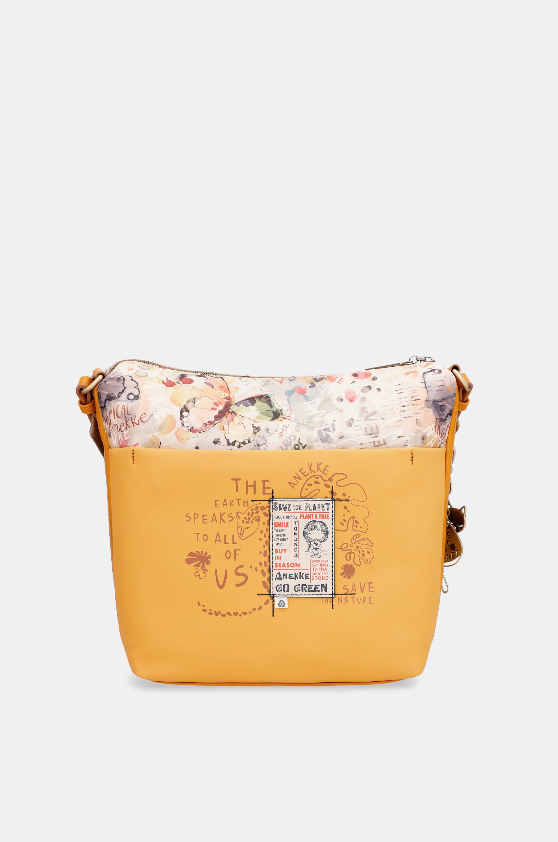 Nature Pachamama ochre large messenger bag