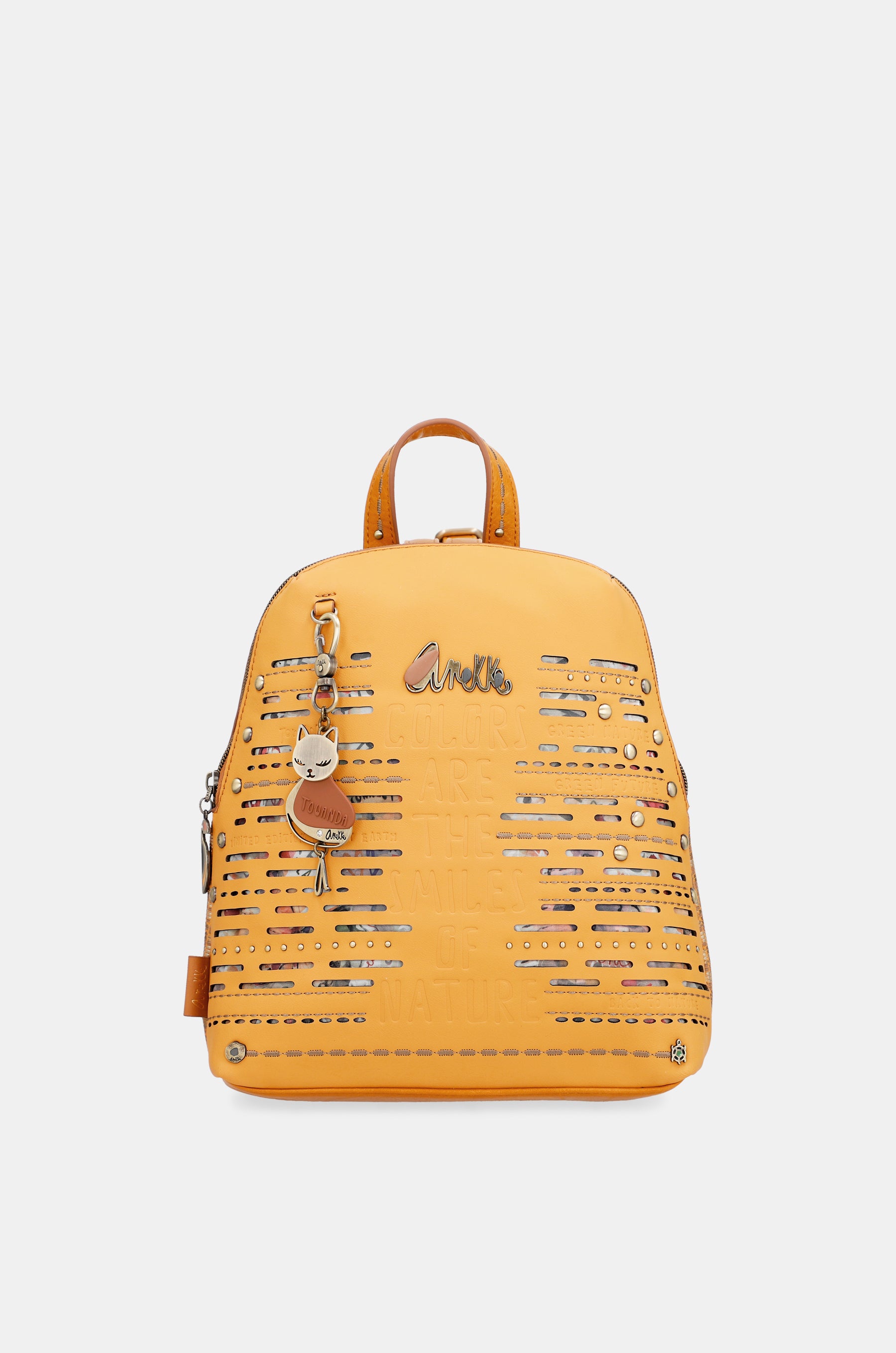 Nature Pachamama ochre backpack