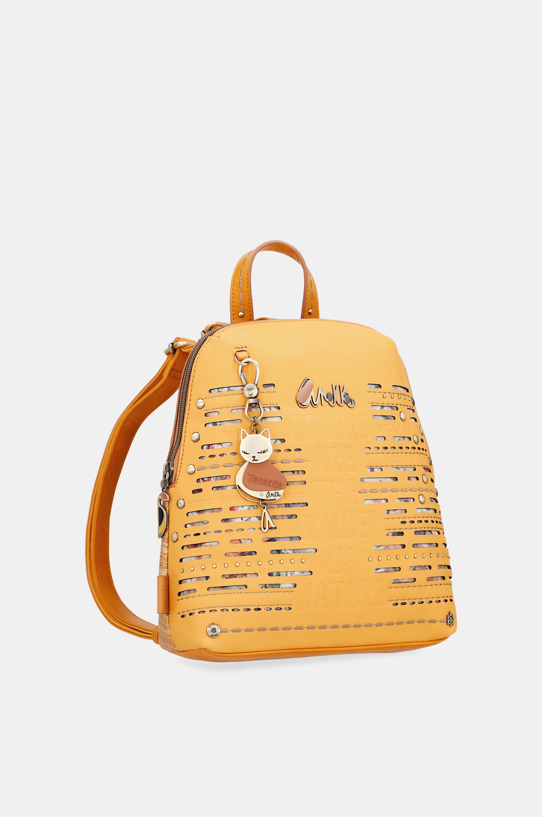 Nature Pachamama ochre backpack
