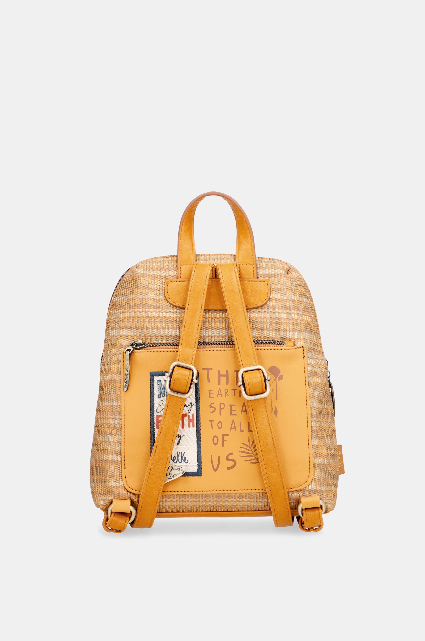 Nature Pachamama ochre backpack