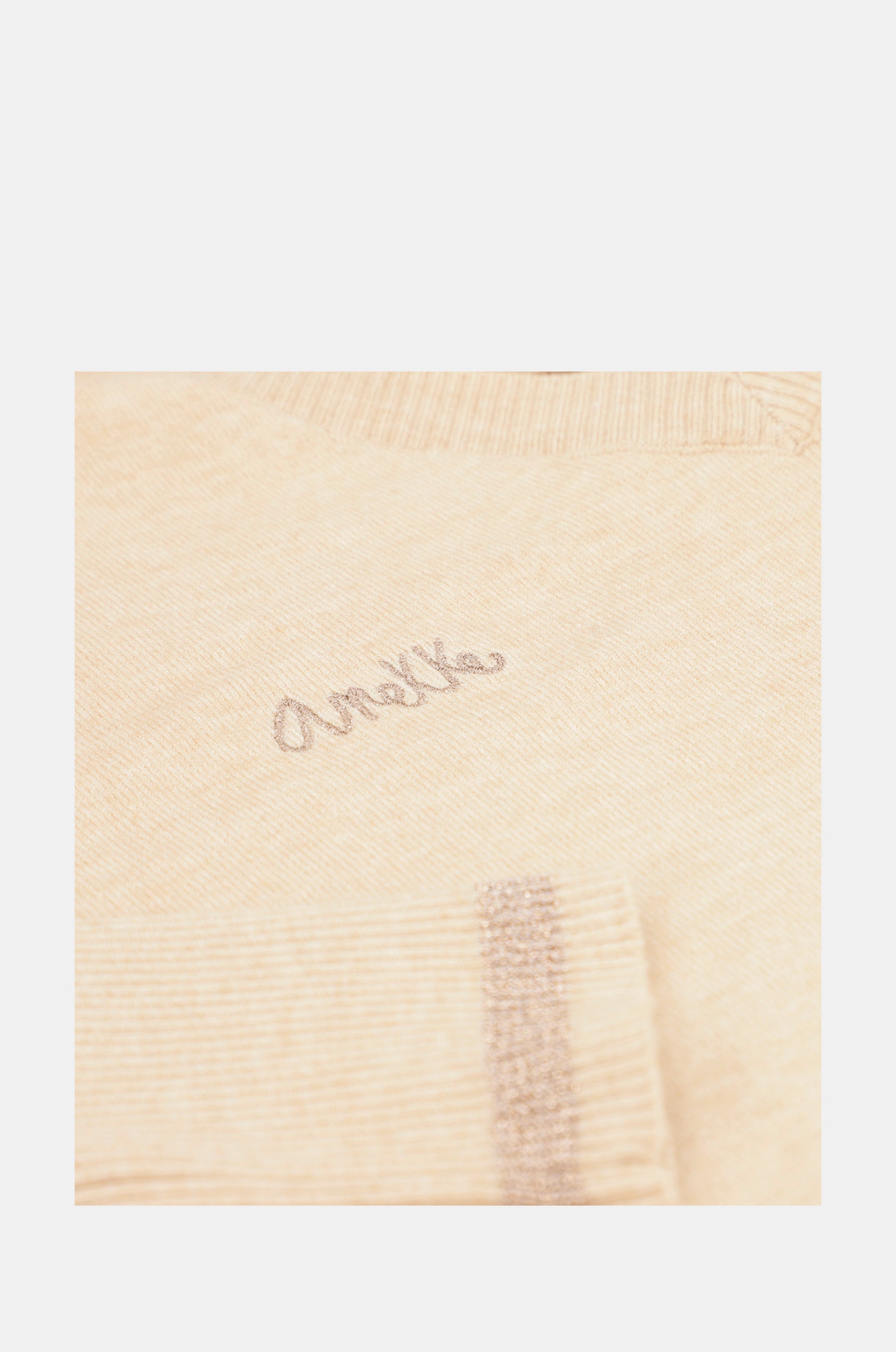 Beige Shōen V-Neck Sweater