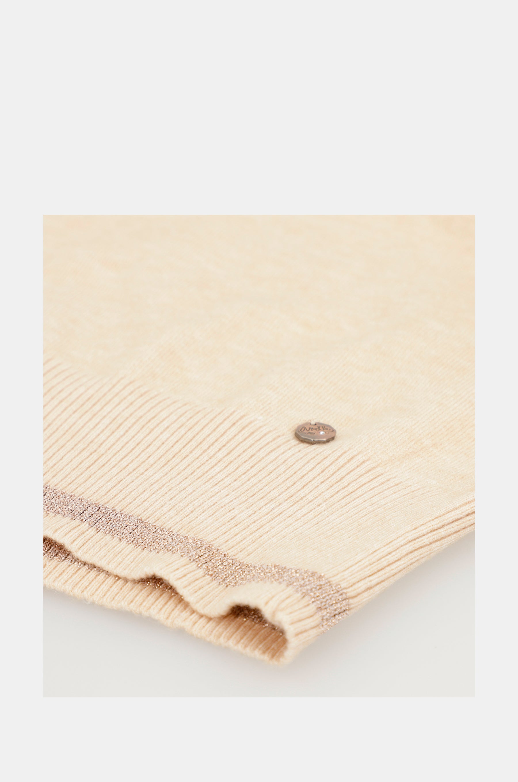 Beige Shōen V-Neck Sweater