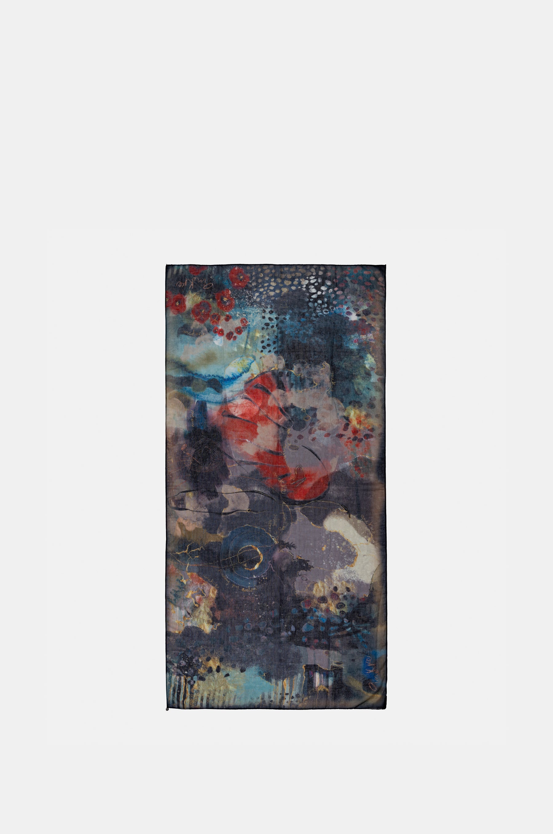 Palette reddish scarf