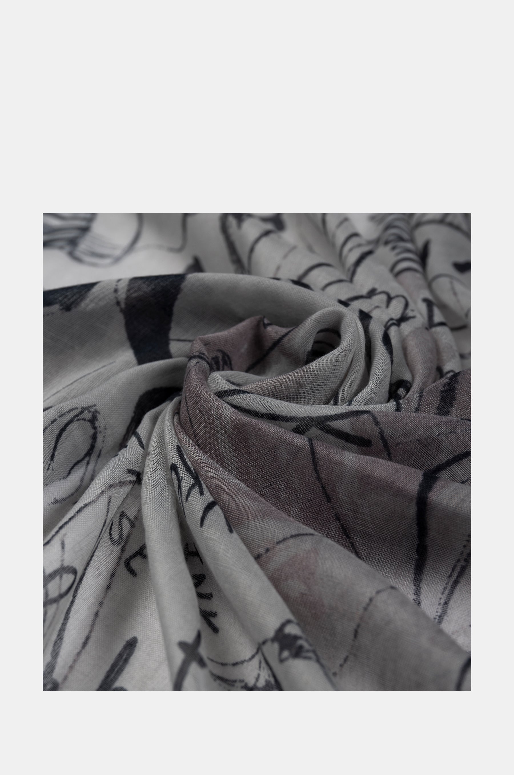 Palette grey scarf