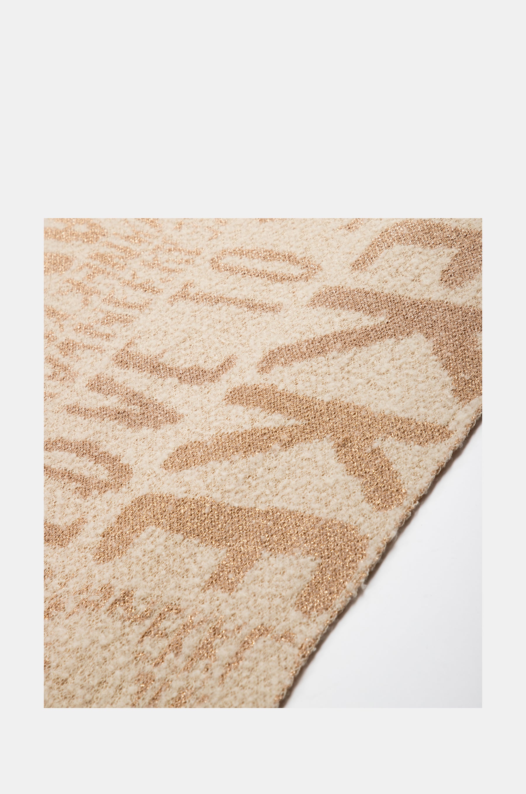 Beige logomania scarf.