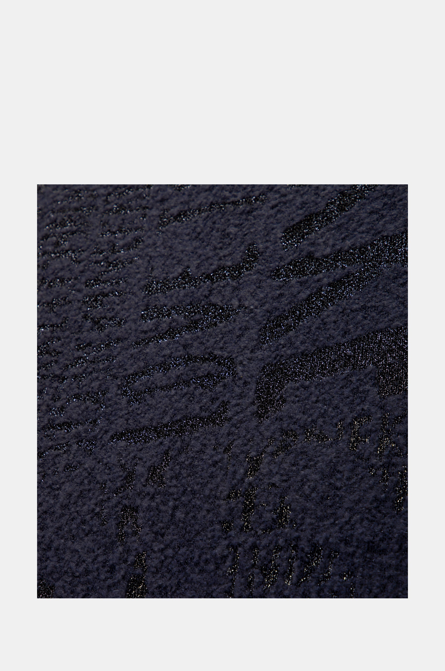 Navy blue logomania scarf.