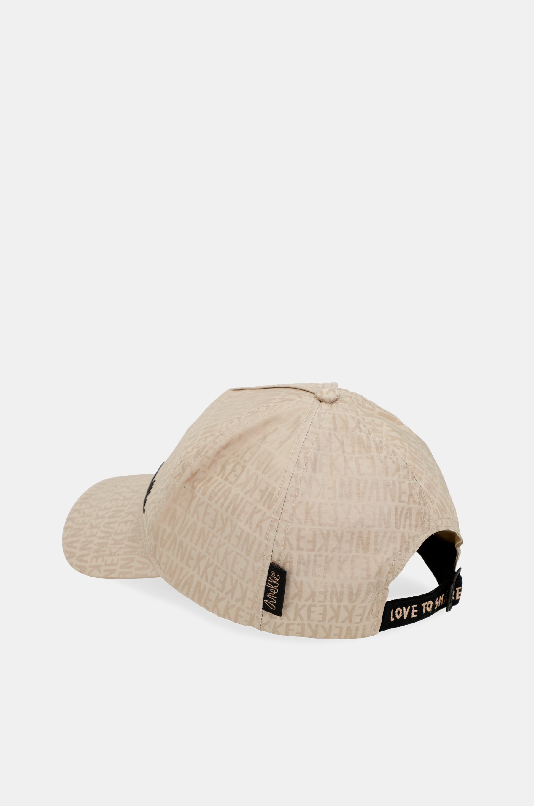 Beige Contemporary Logo Cap