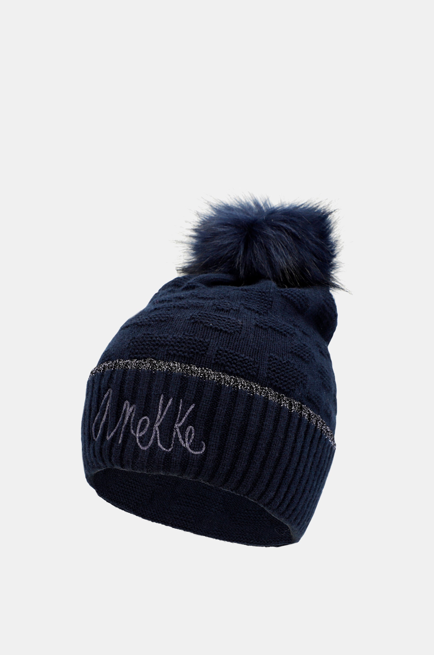 Navy Blue Shodō Knit Hat