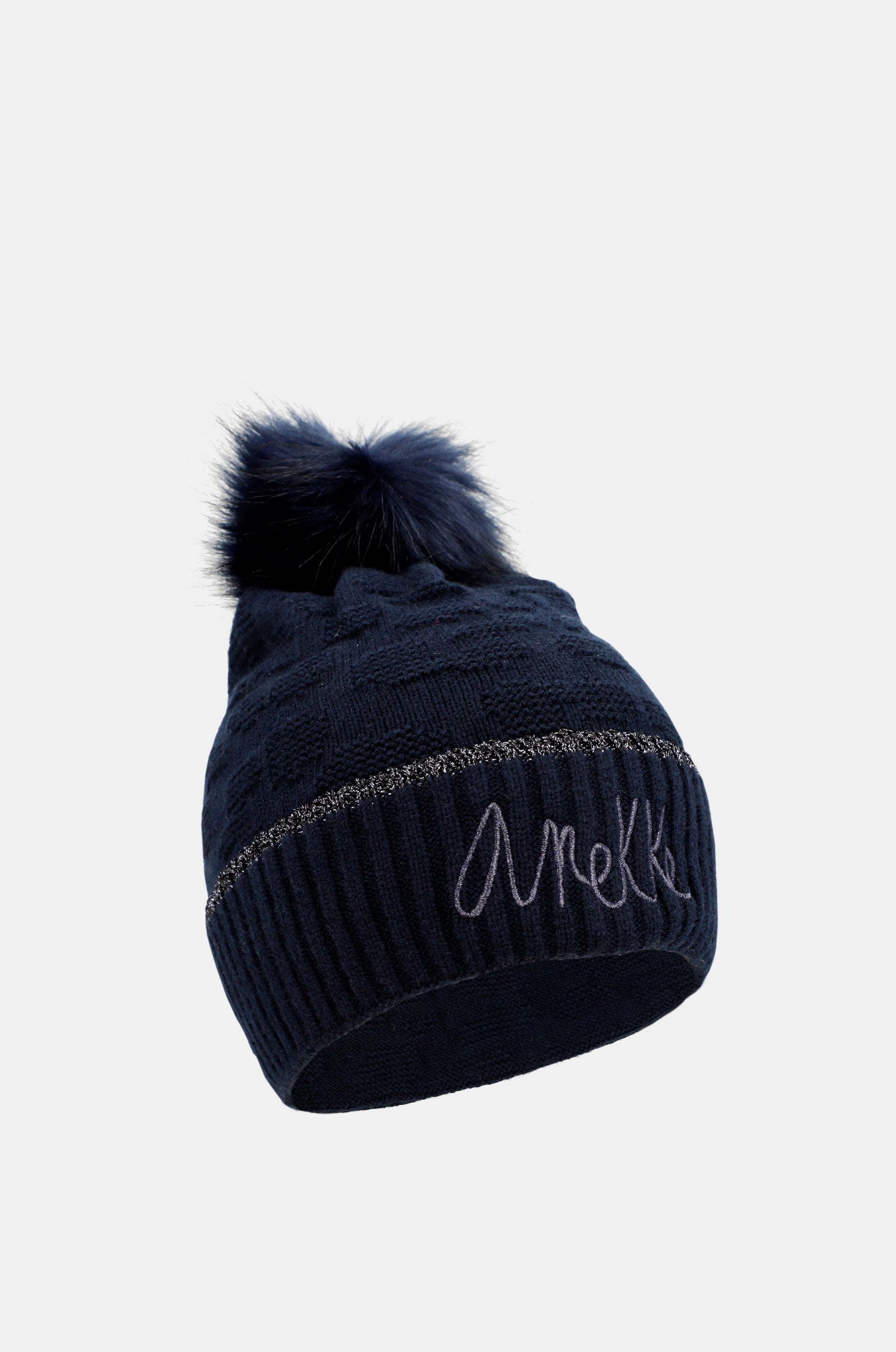 Navy Blue Shodō Knit Hat
