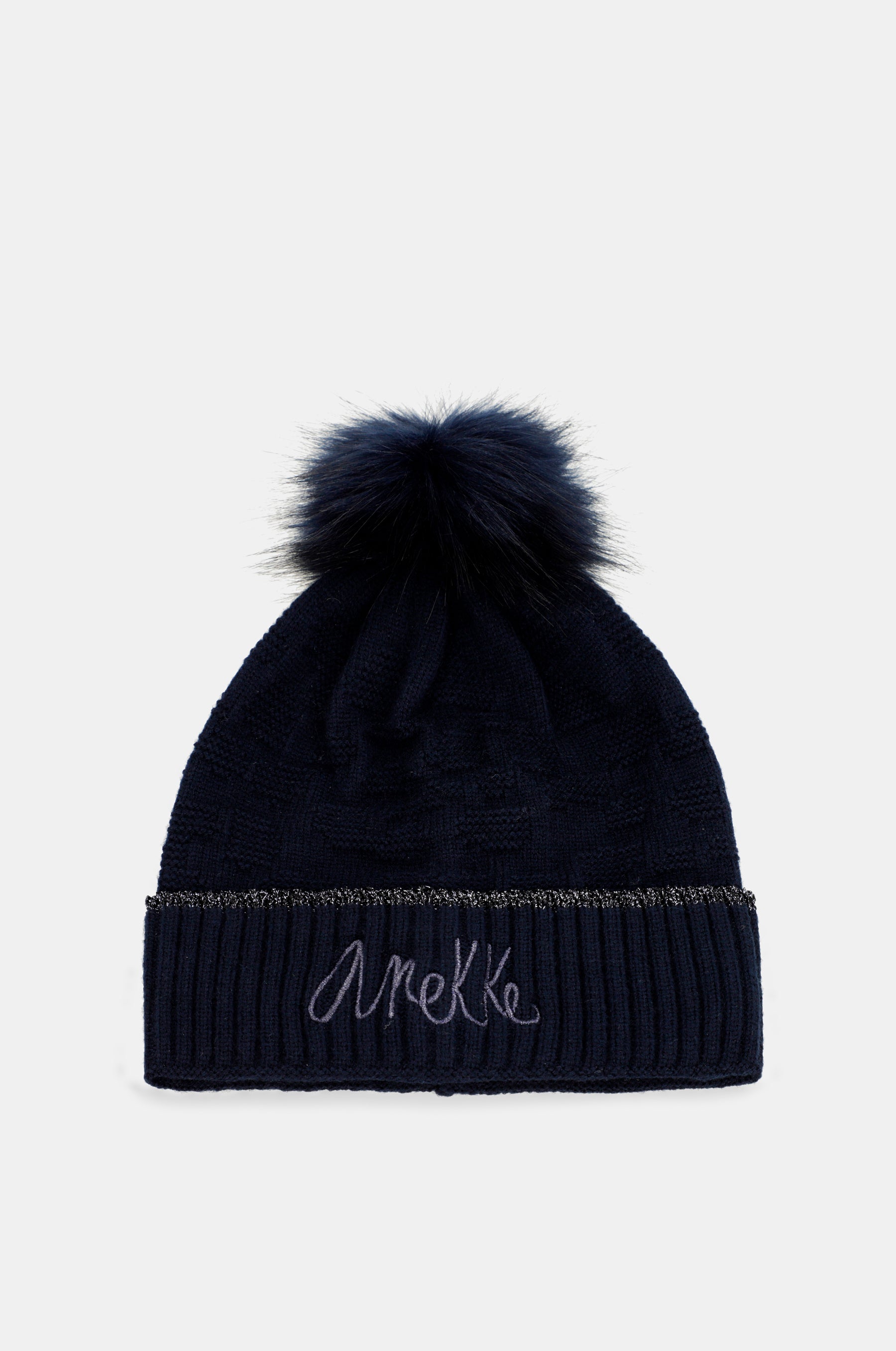 Navy Blue Shodō Knit Hat