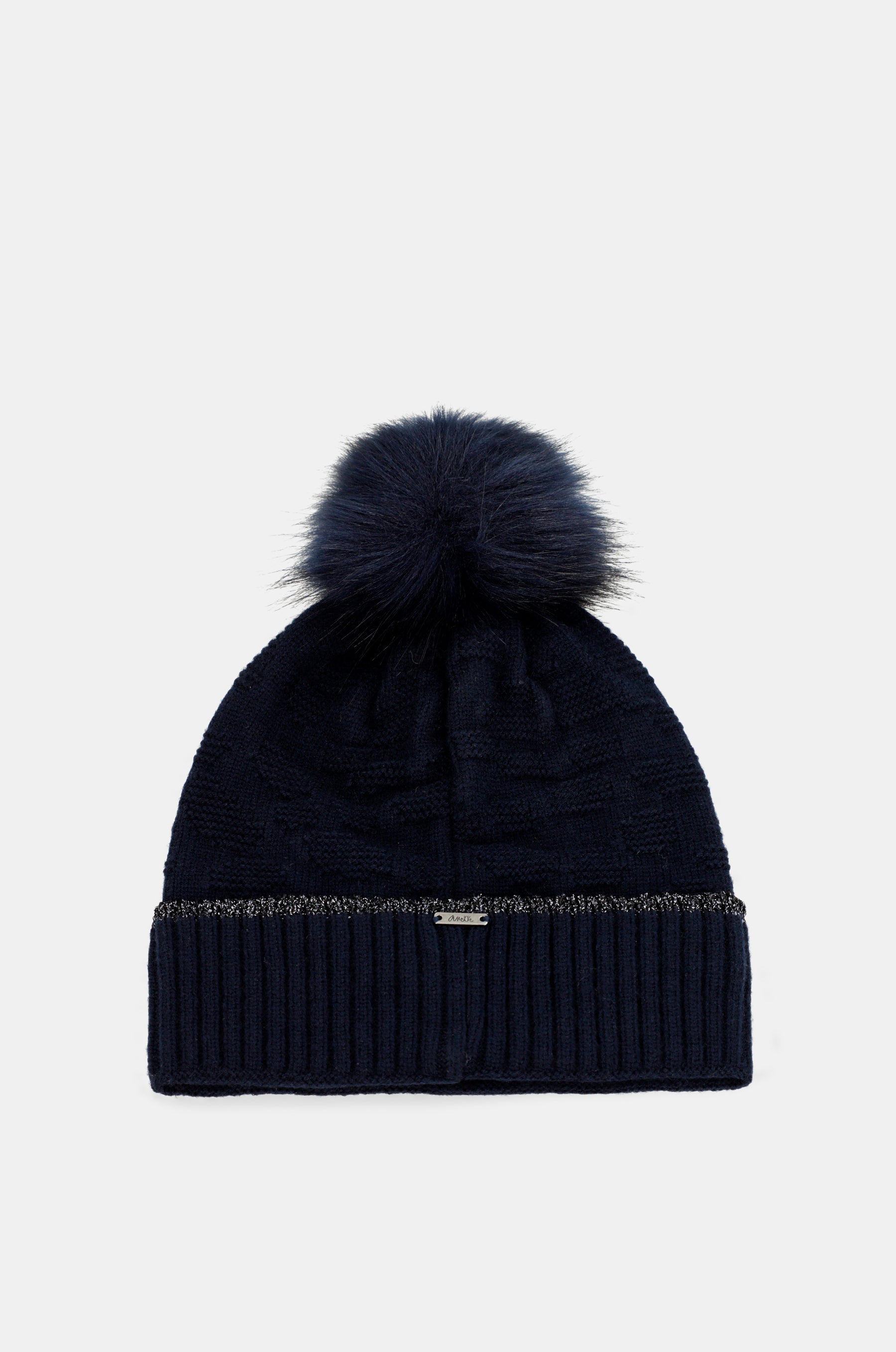 Navy Blue Shodō Knit Hat