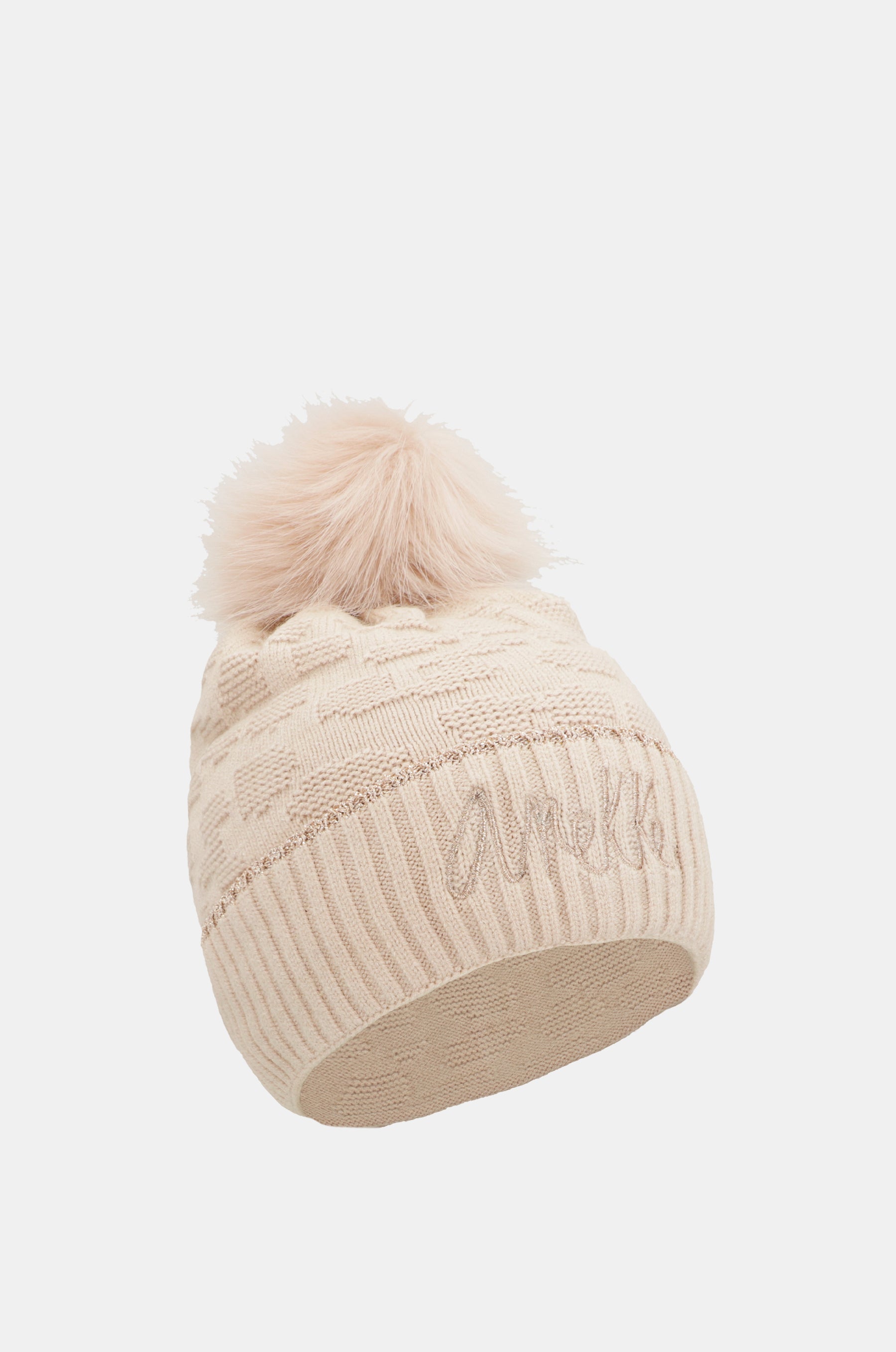 Beige Shodō Knit Hat