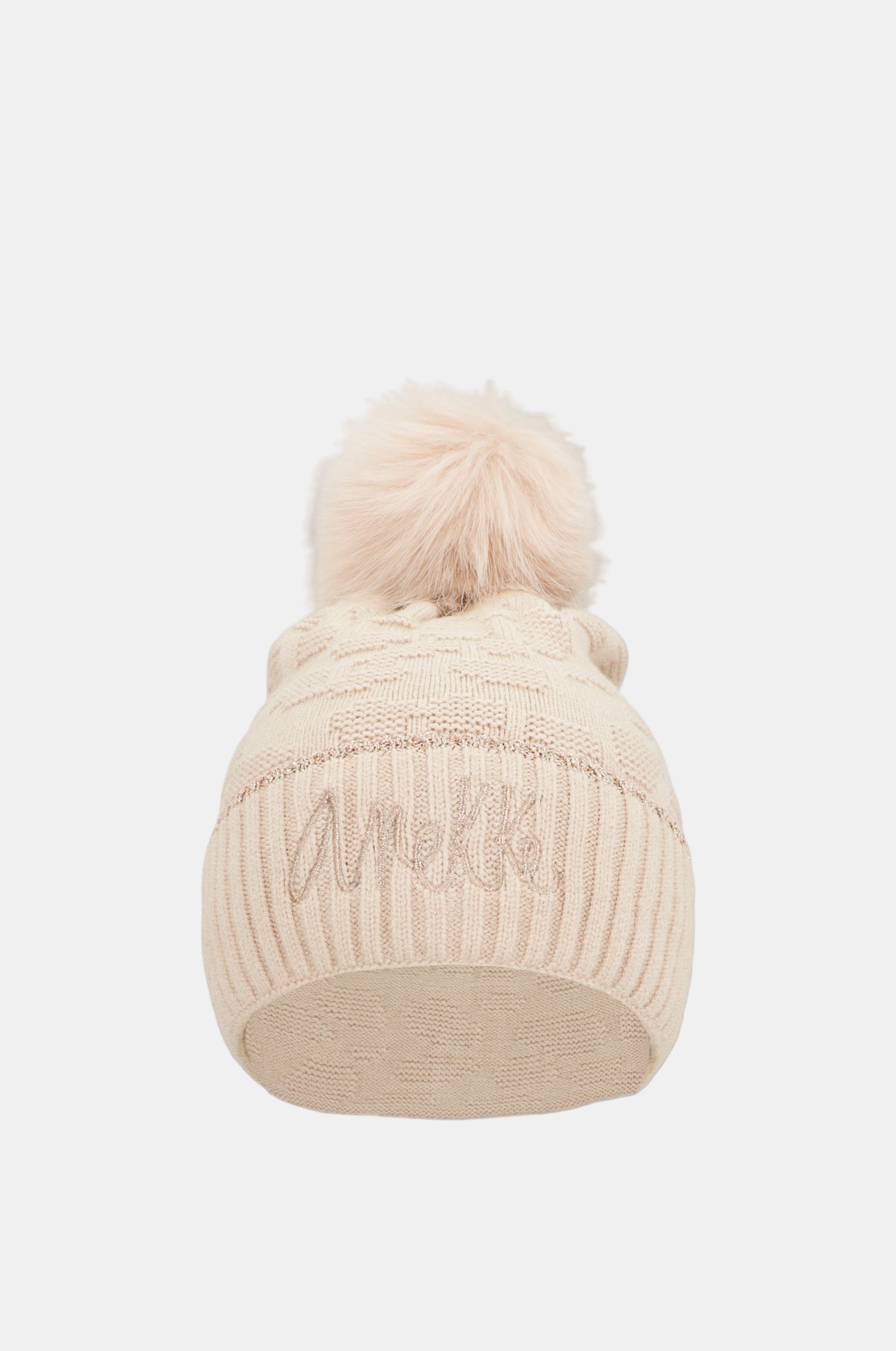 Beige Shodō Knit Hat