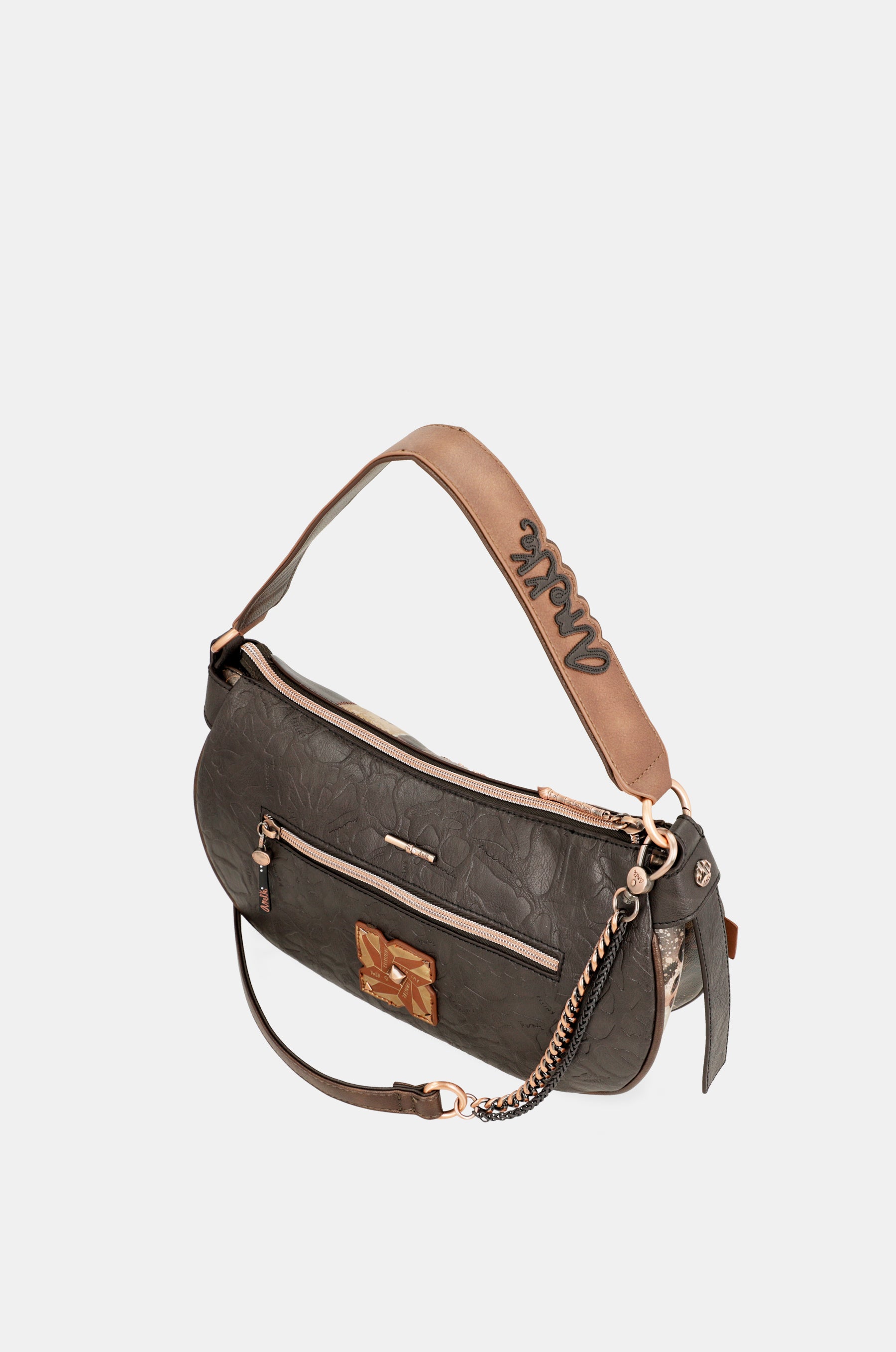 Shōen oval bag with chain