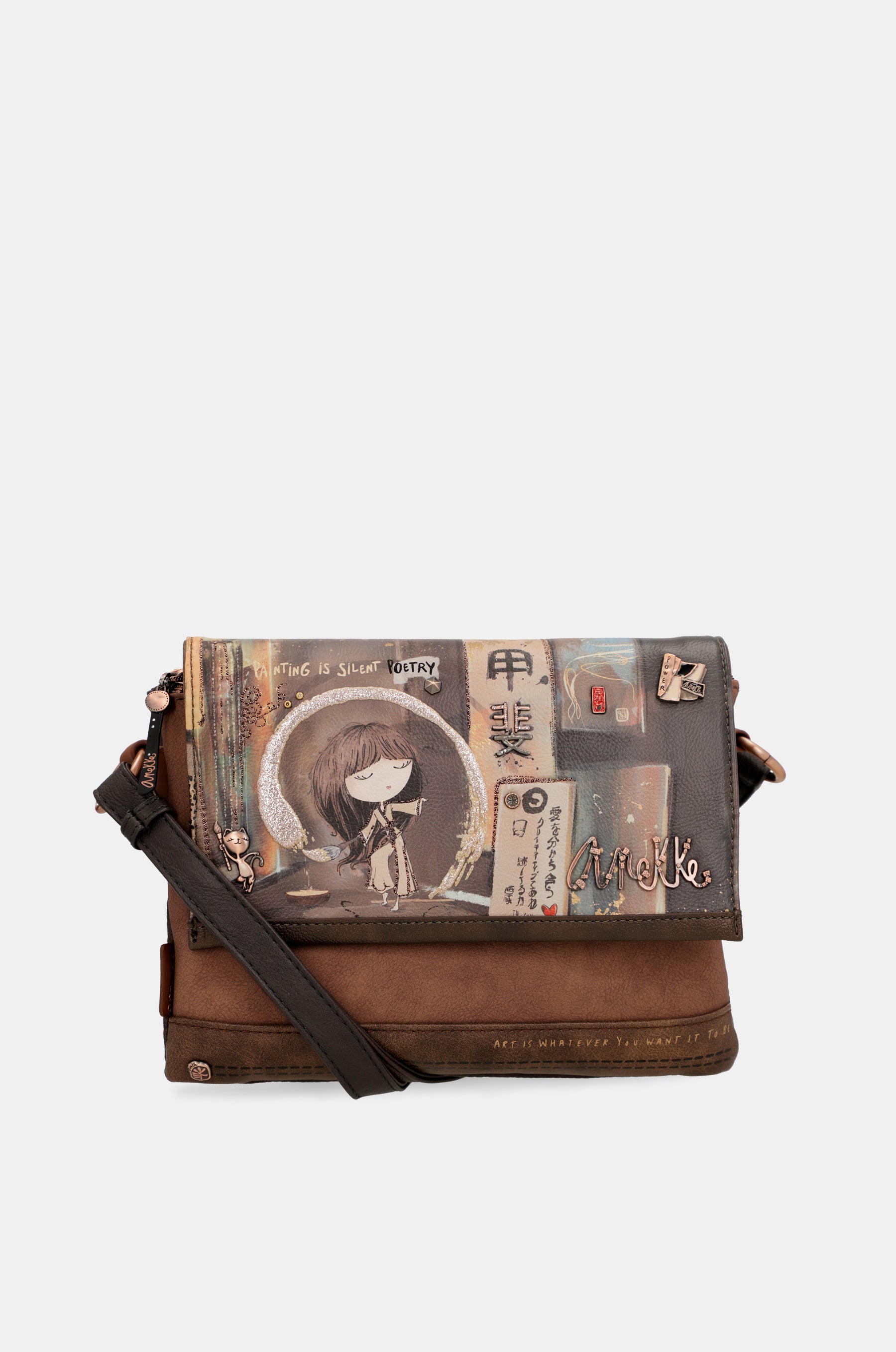 Shōen 3 compartment flap bag