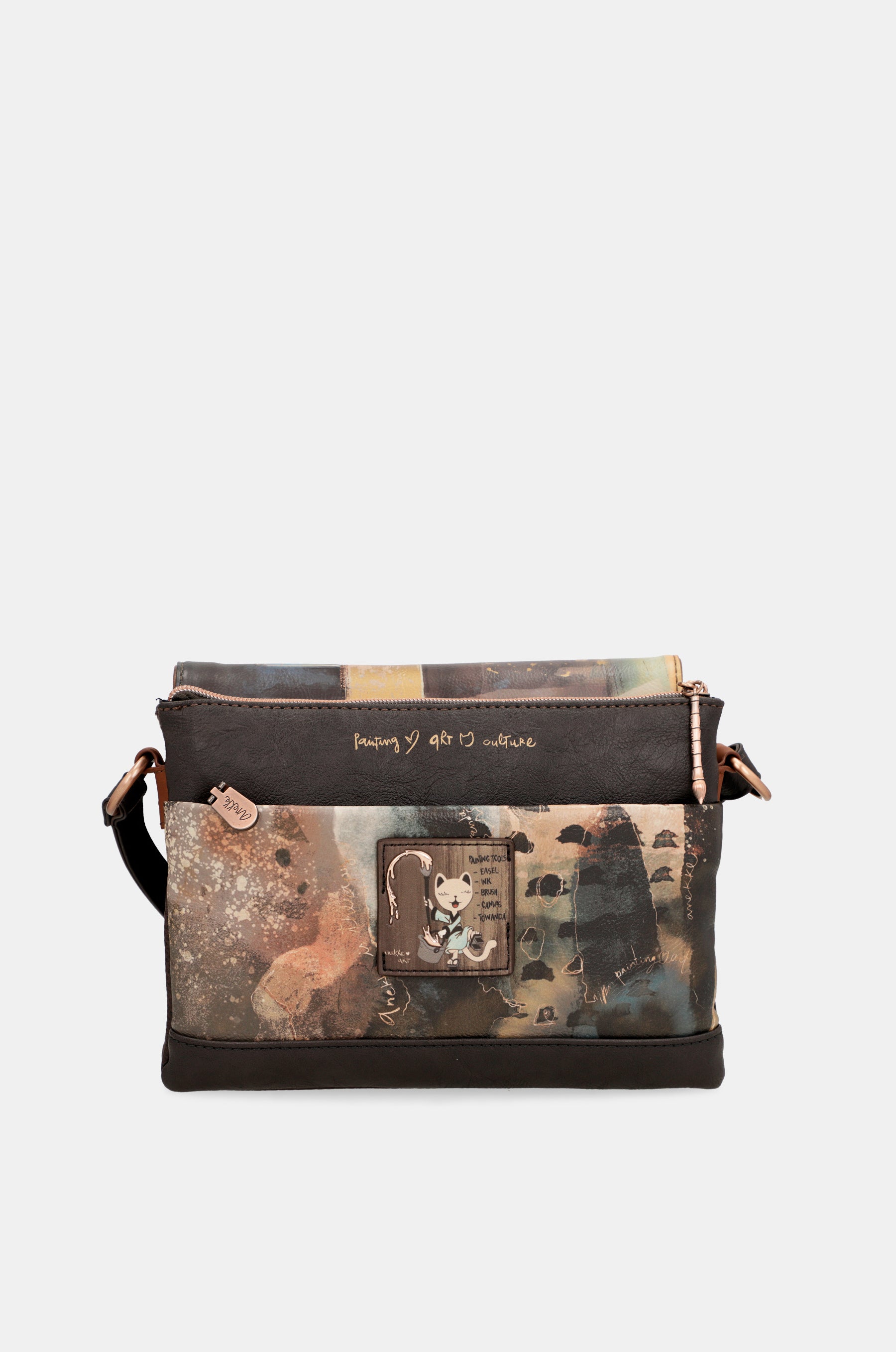 Shōen 3 compartment flap bag