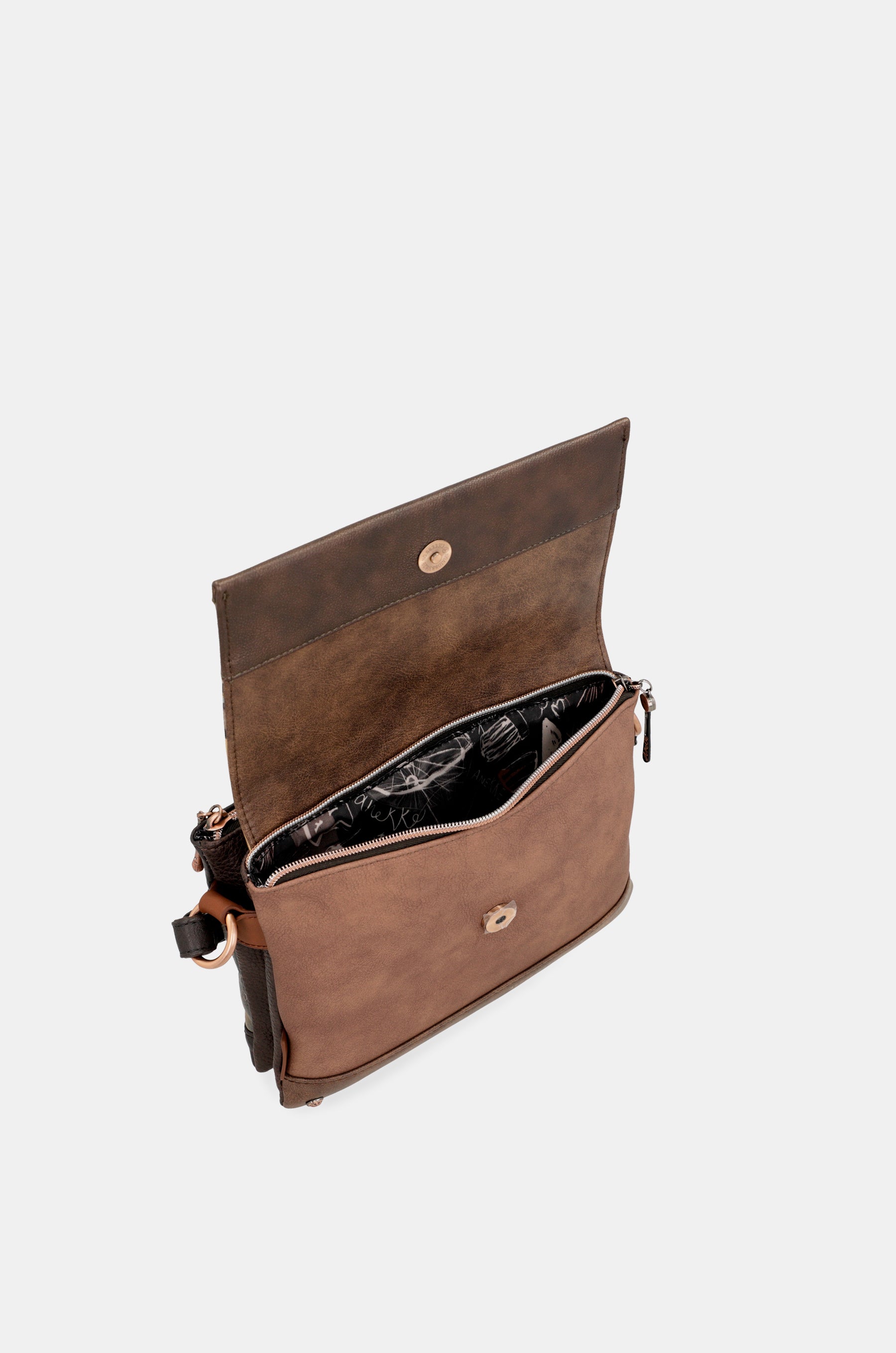 Shōen 3 compartment flap bag