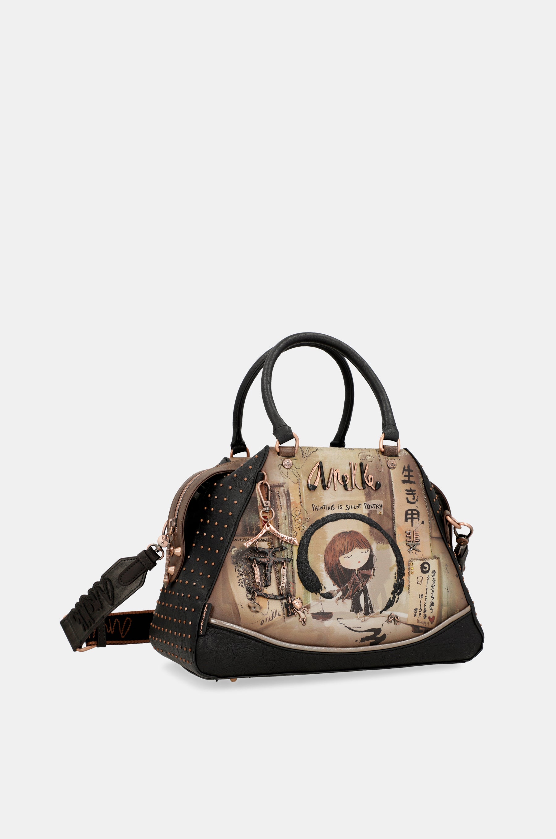 Shōen large black tote bag