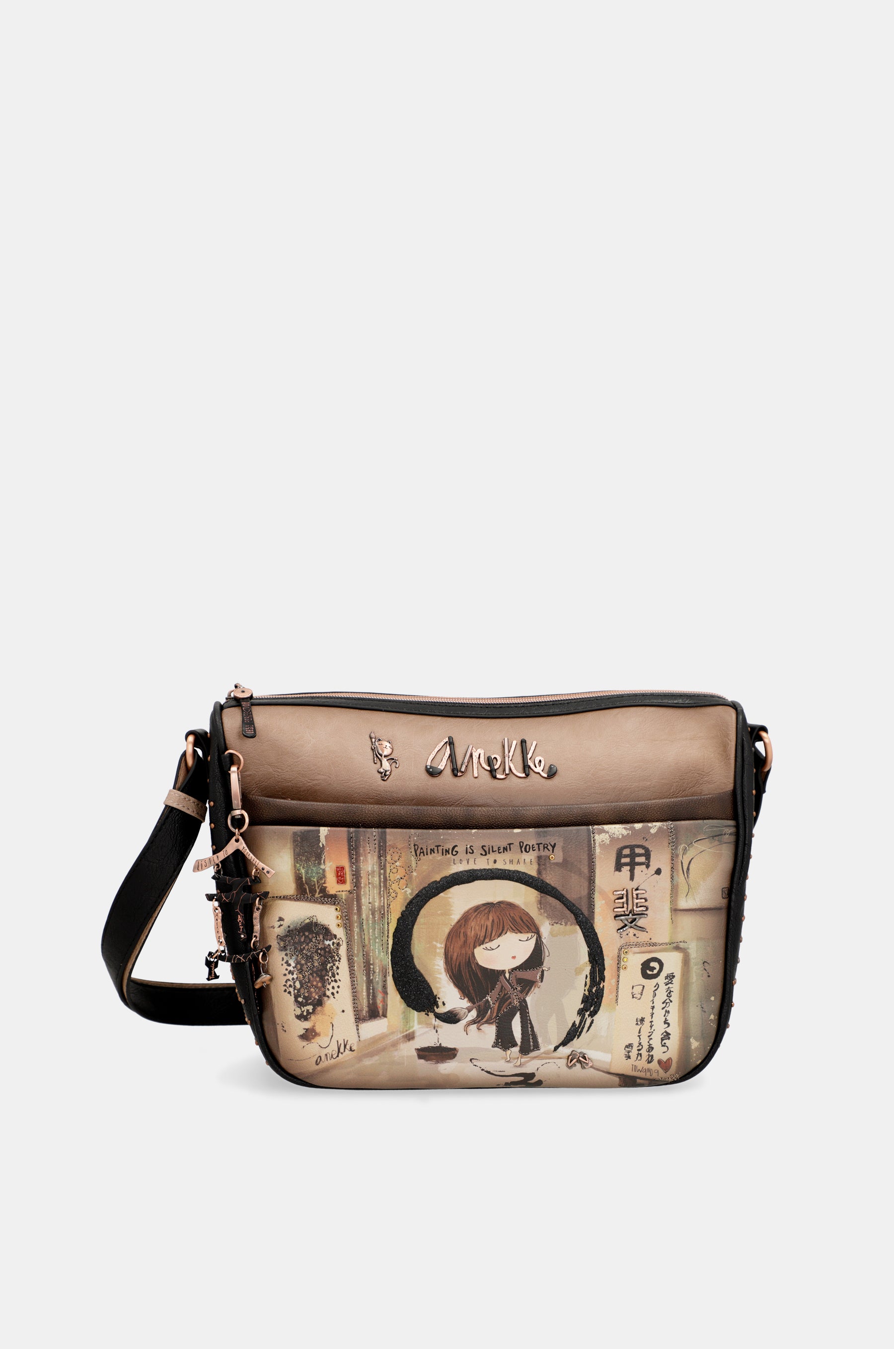 Shōen large shoulder bag with pockets