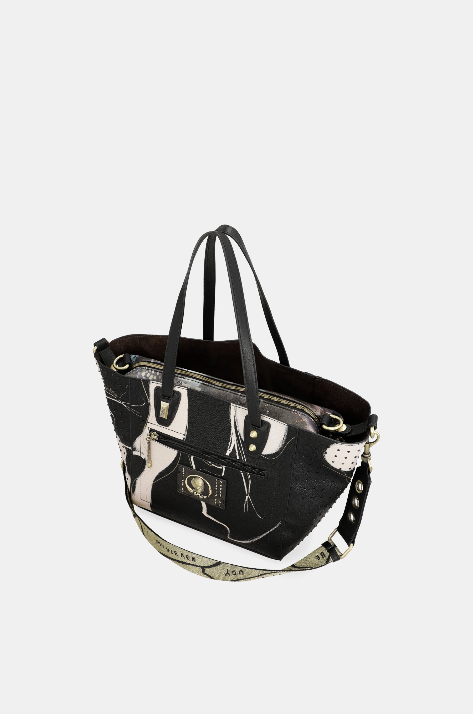 Large black shopper Nature Shodō