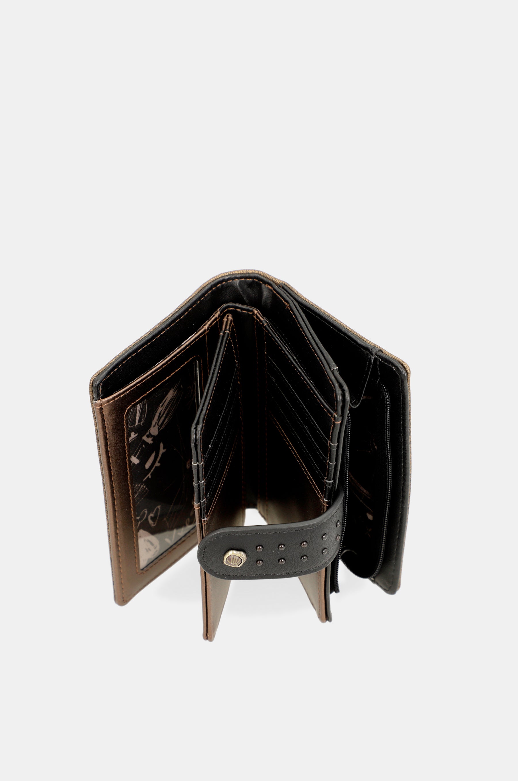 Nature Shodō black flexible RFID wallet