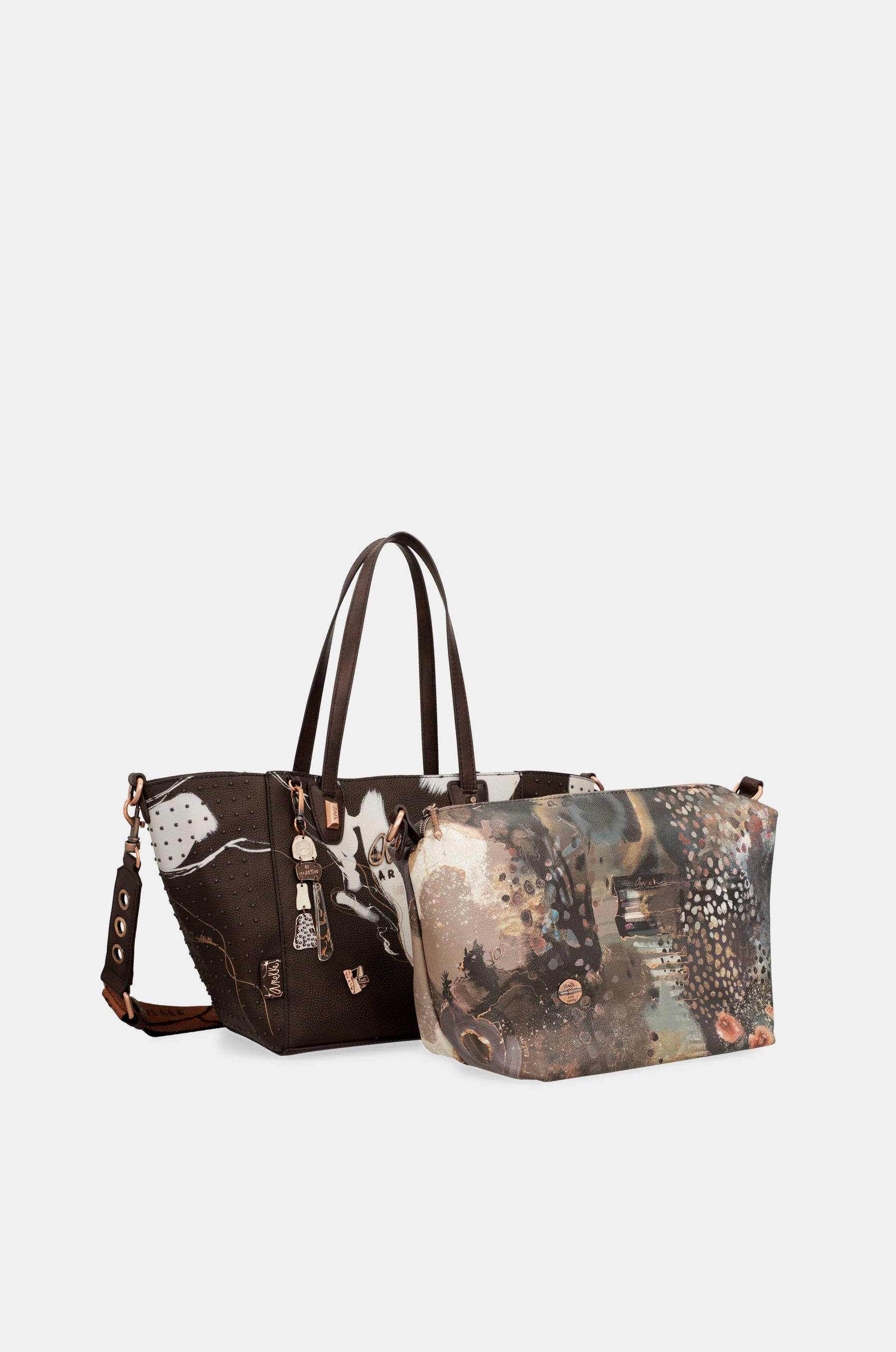 Large brown shopper Nature Shodō