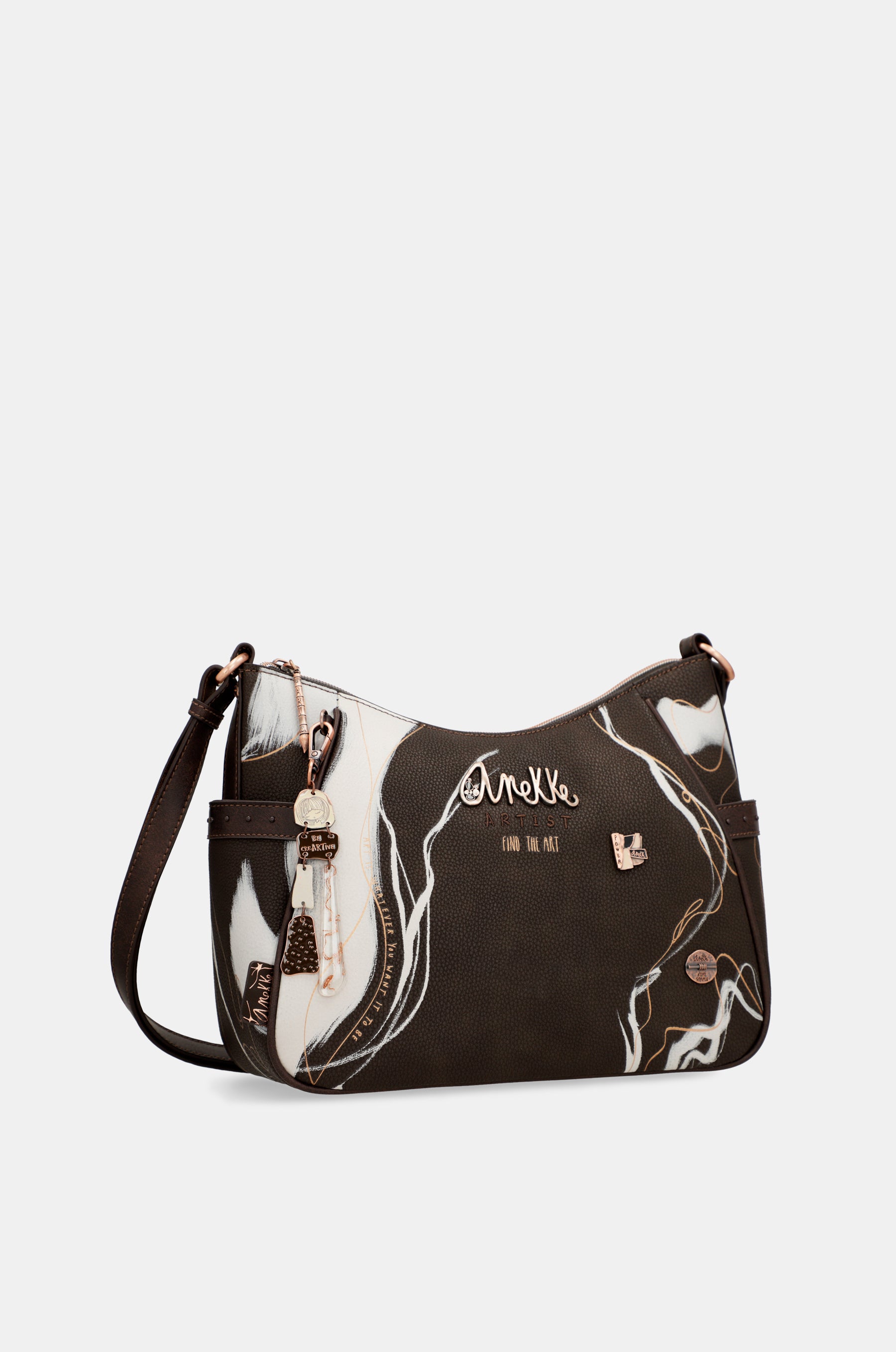 Nature Shodō medium brown shoulder bag