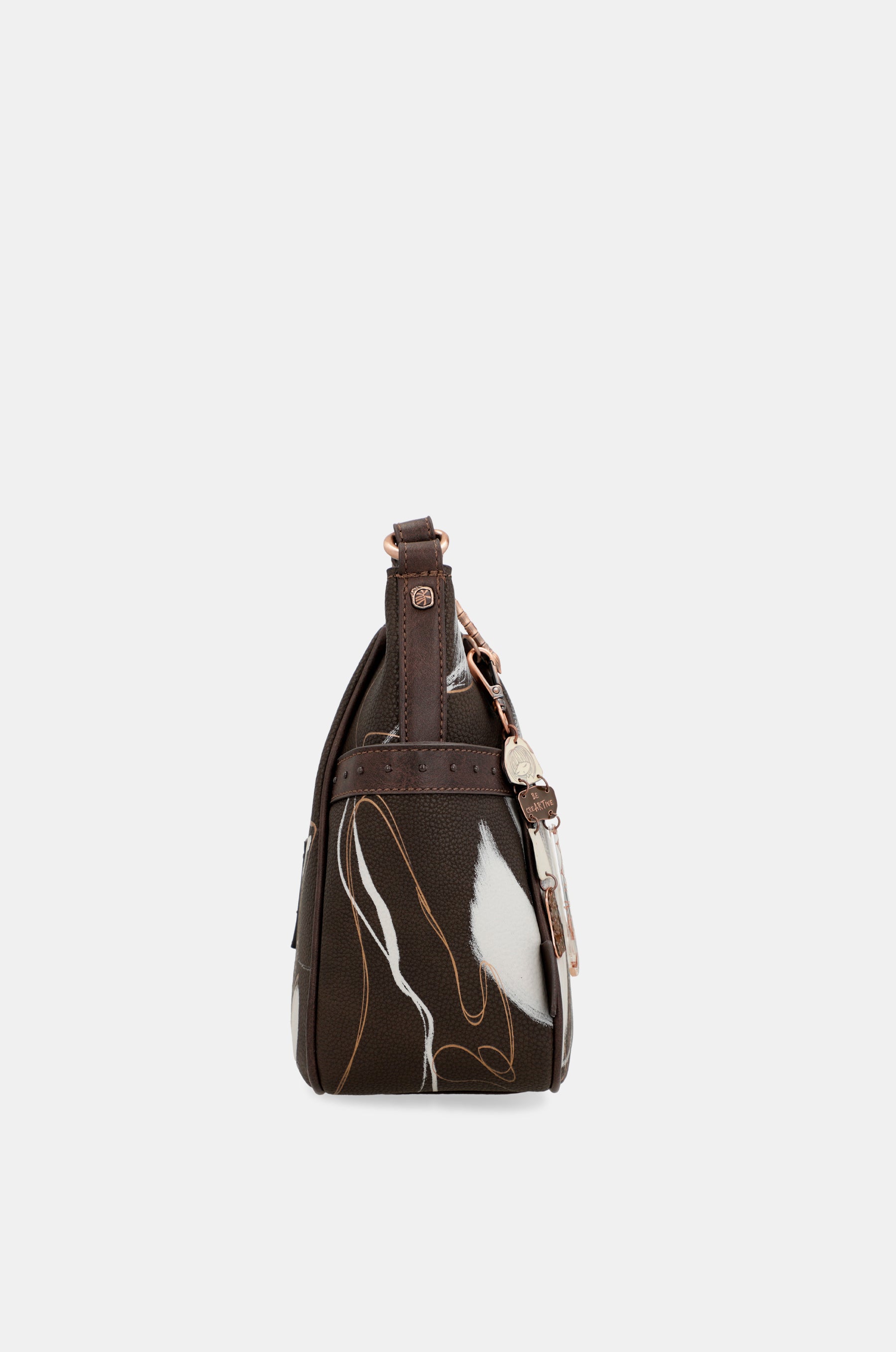 Nature Shodō medium brown shoulder bag