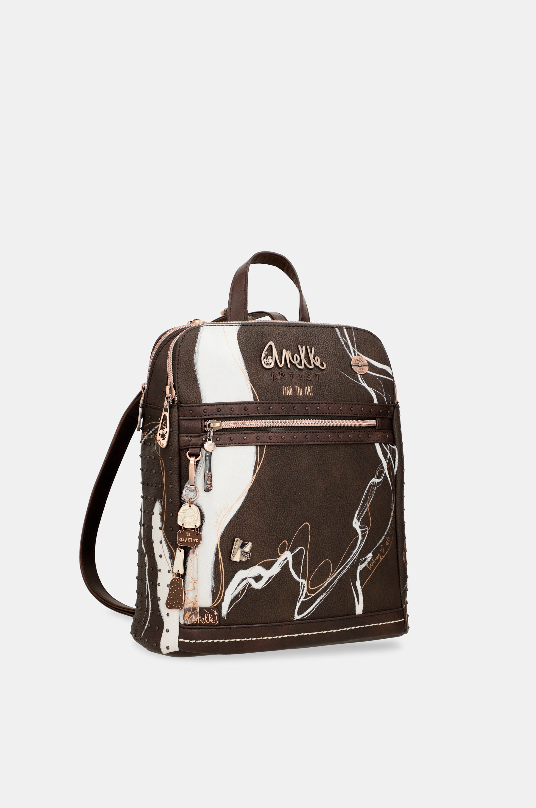 Nature Shodō 2 compartment backpack brown