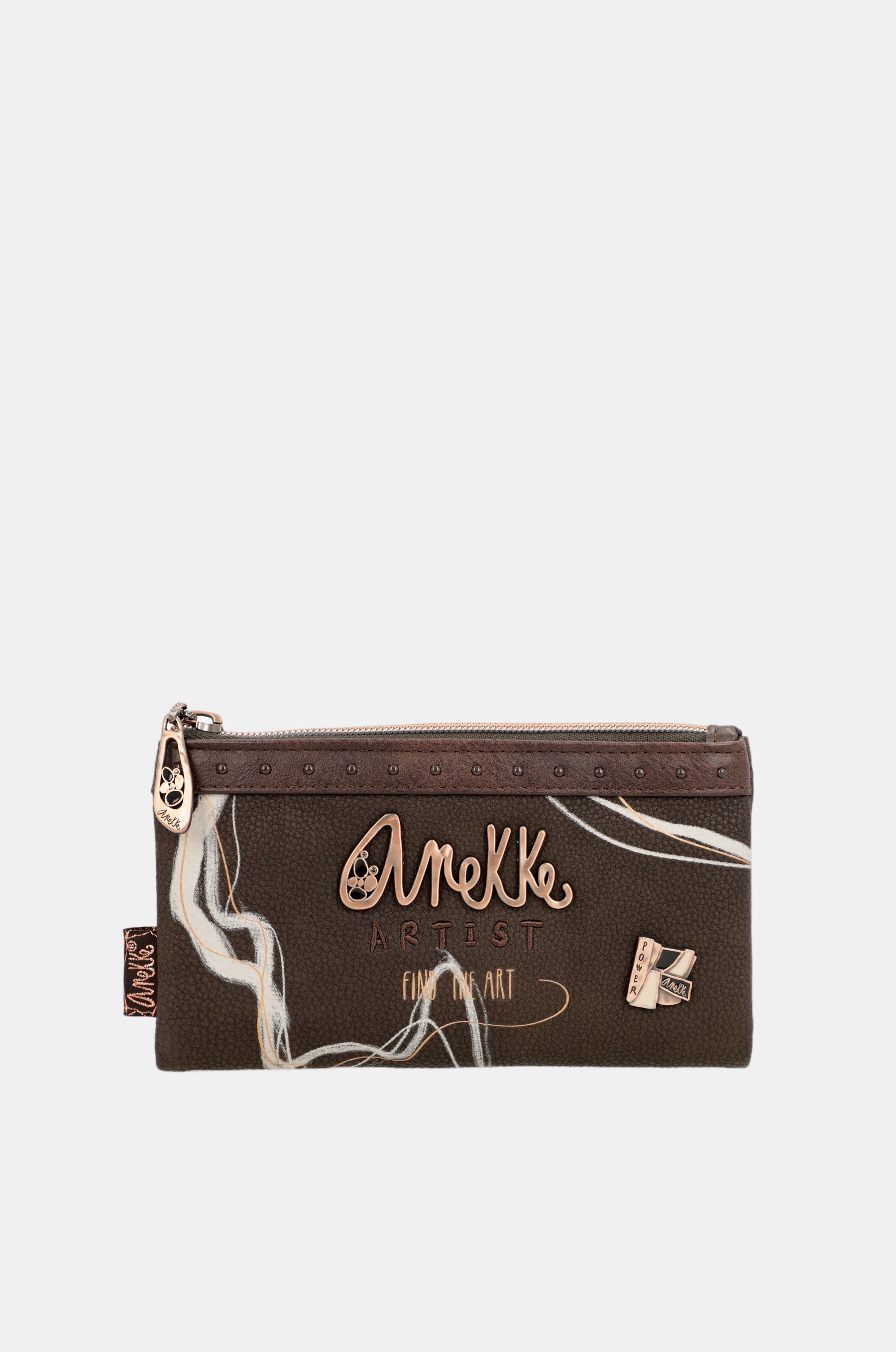 Nature Shodō Brown RFID Flexi Wallet brown