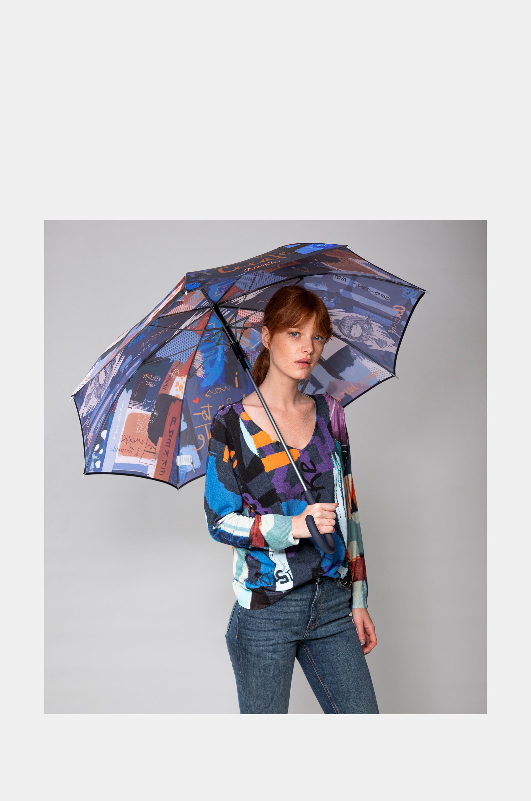 Long vinyl Shōen umbrella